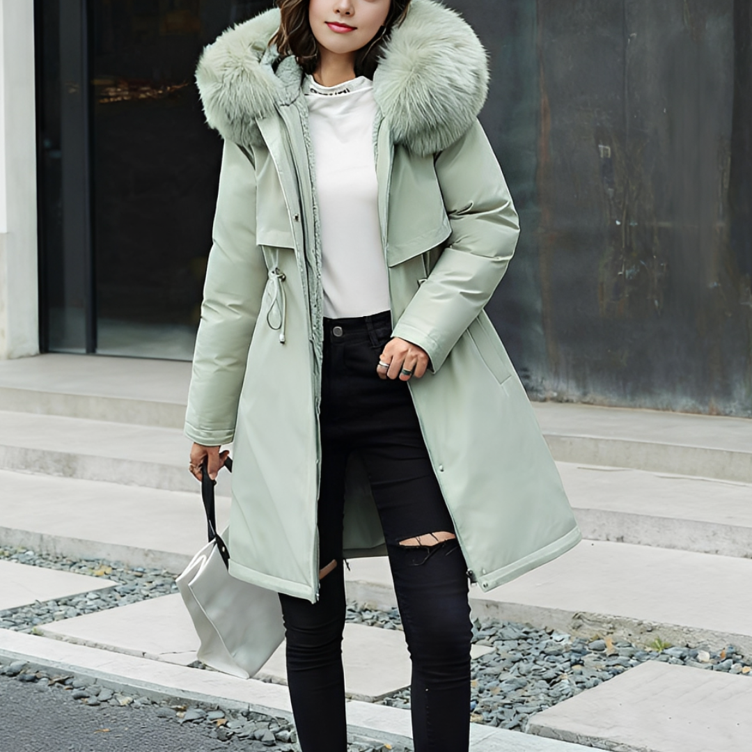 Evangie - Cozy and stylish hooded coat
