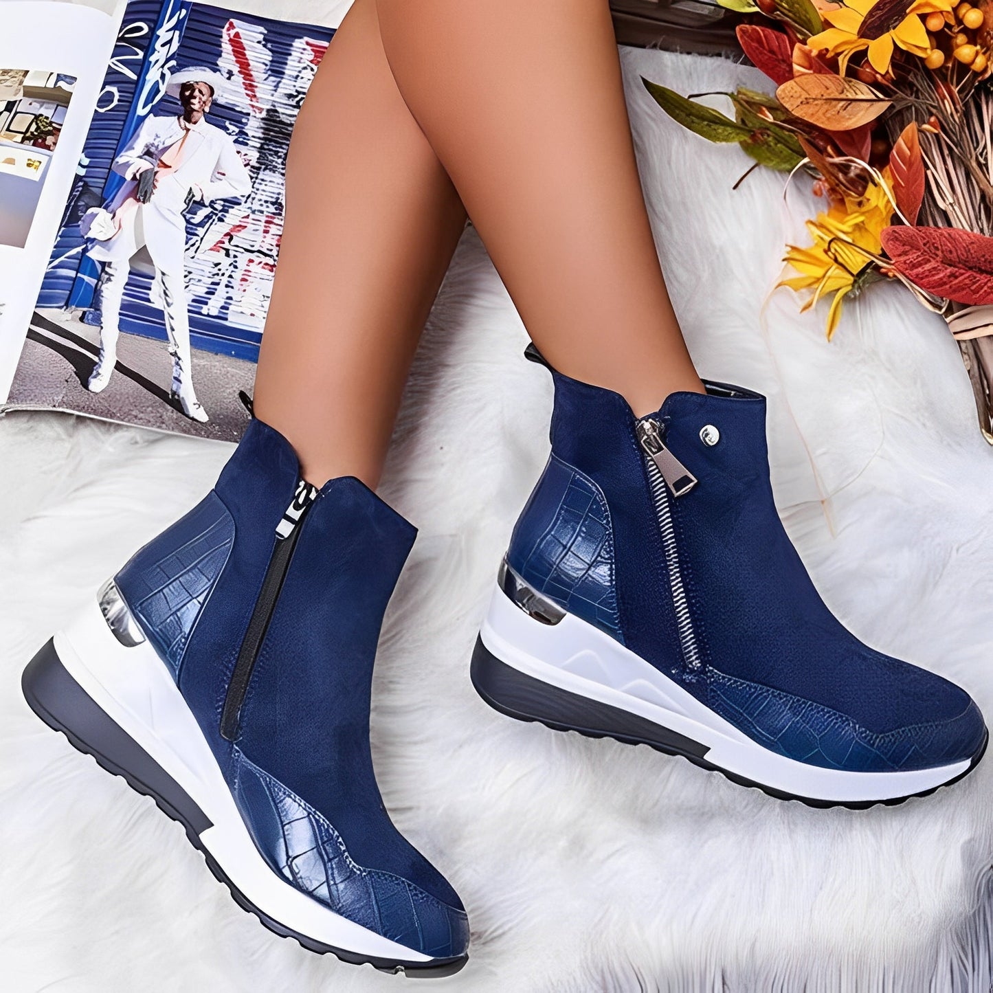 Yancy - Stylish Thick Boots