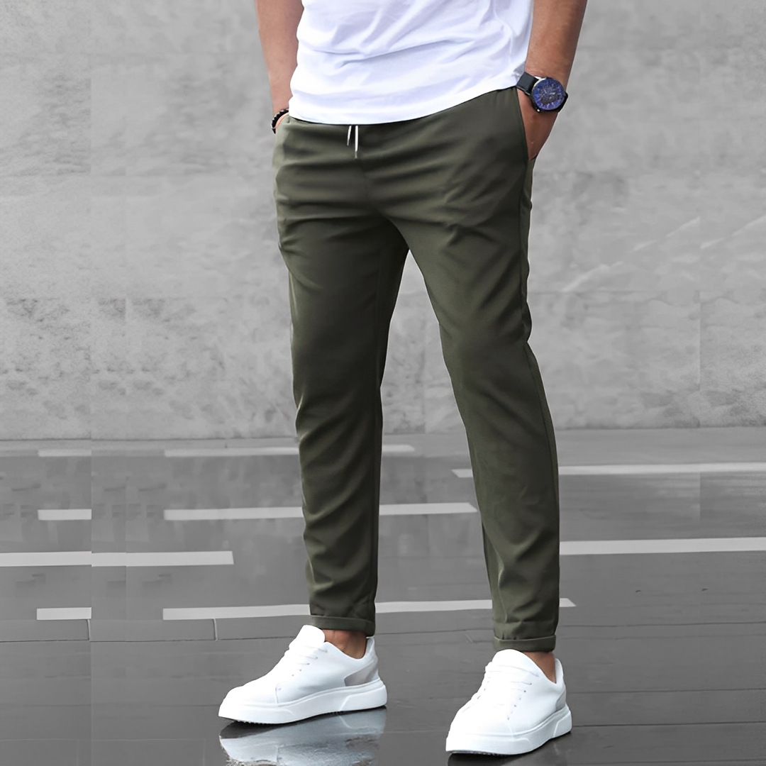 Aljure - Casual Slim-Fit Pants for Men