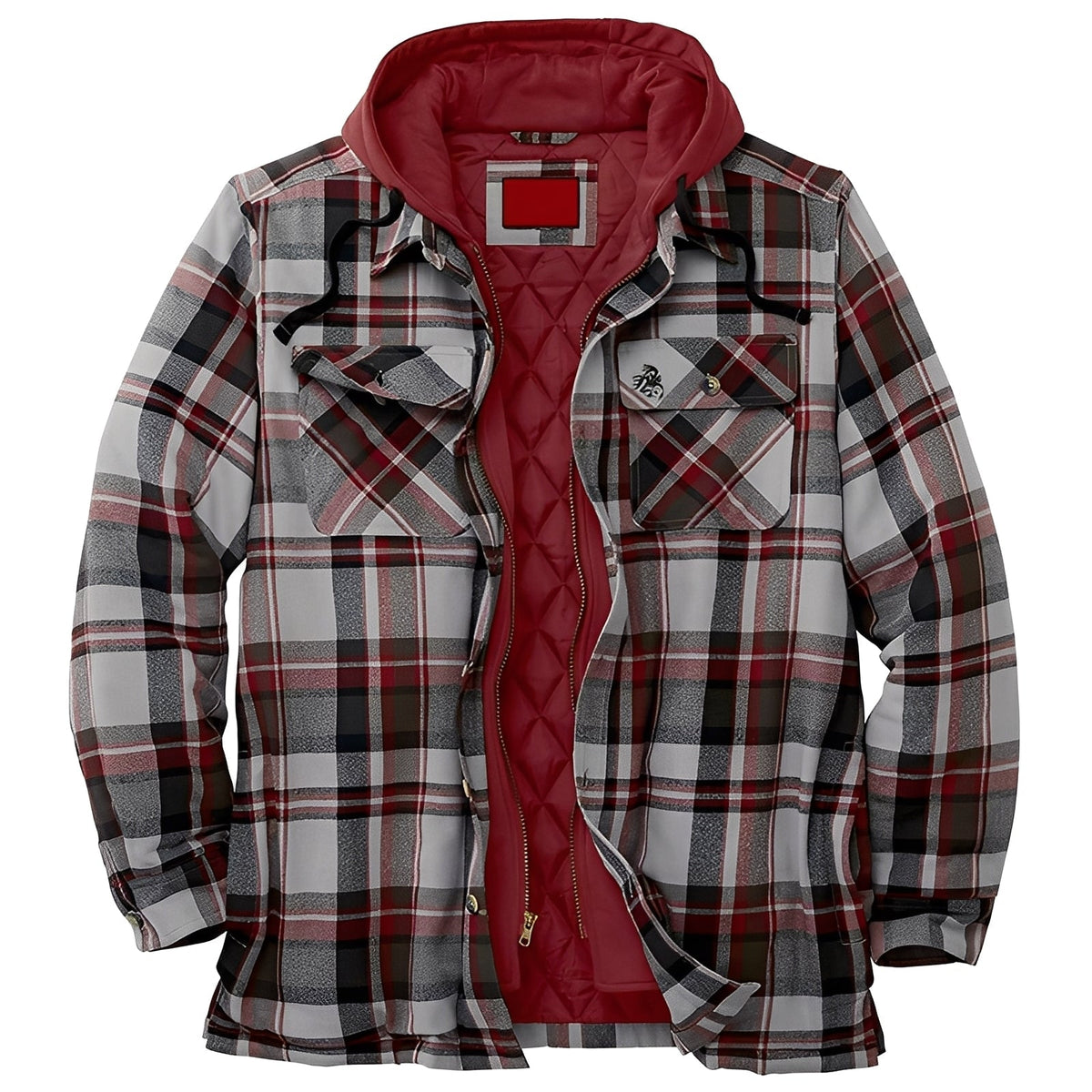 Flynn - Classic checkered jacket with hood