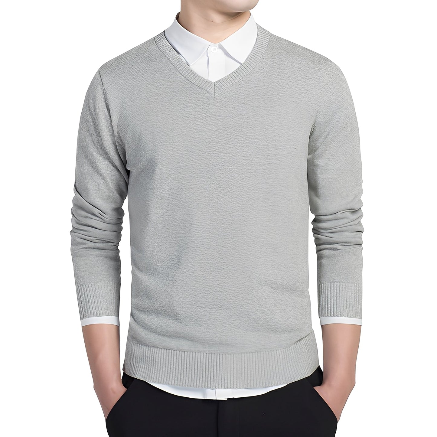 Tom - Casual Warm V-neck Sweater