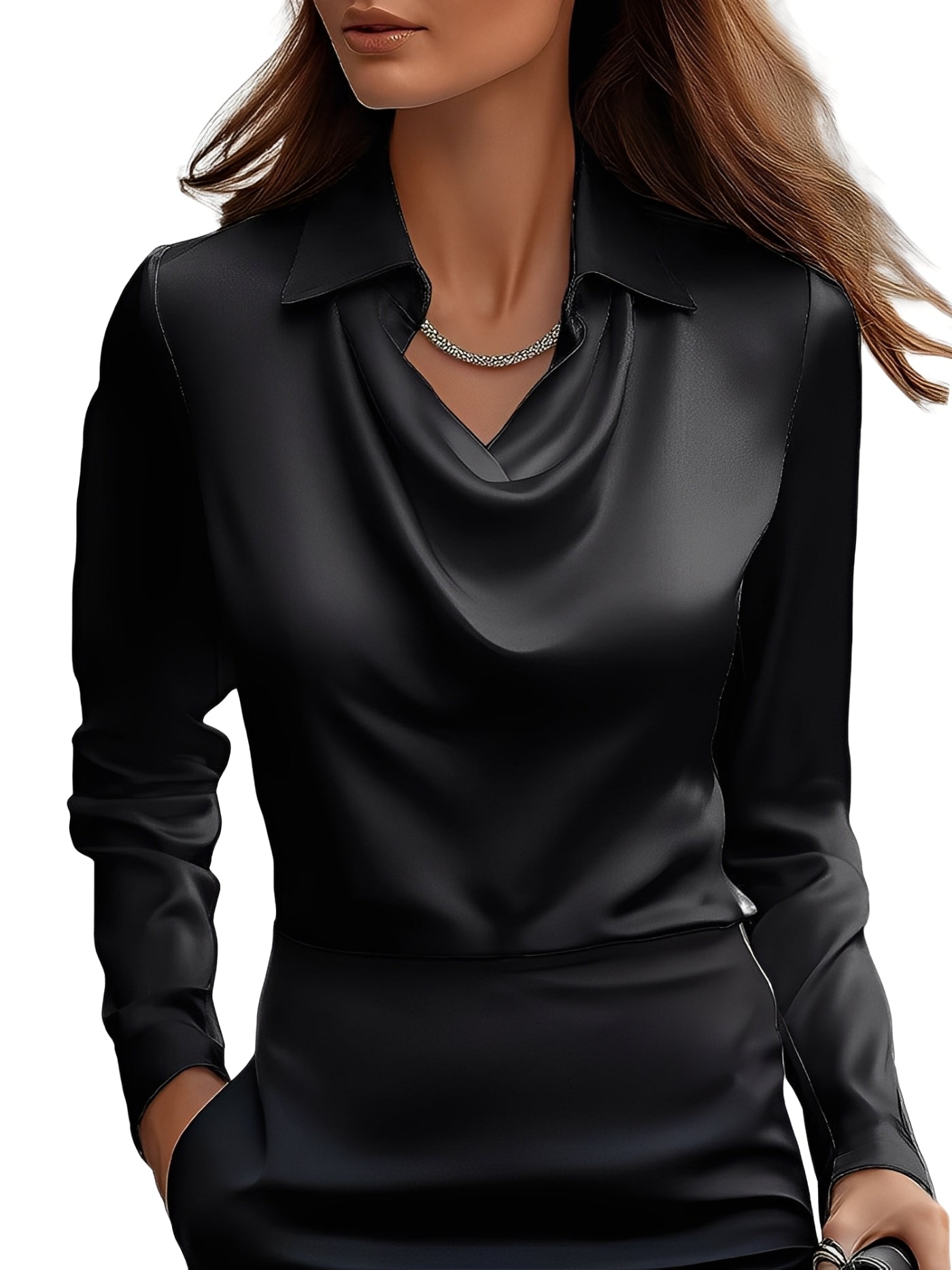 Dionne - Elegant Long Sleeve Blouse For Women