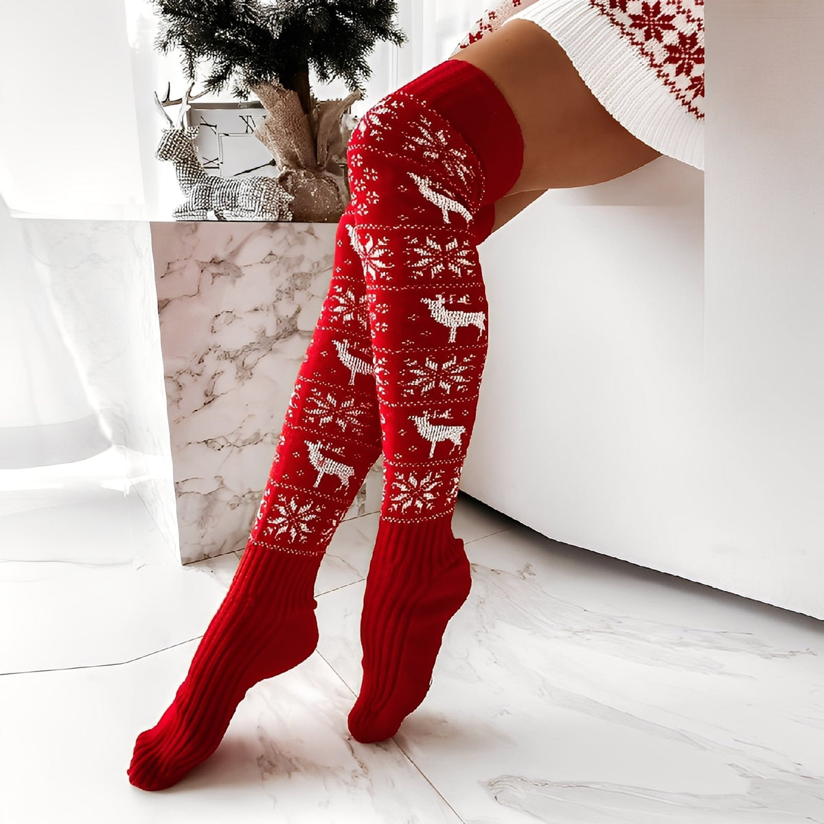 Carol - Fashionable and cozy Christmas socks