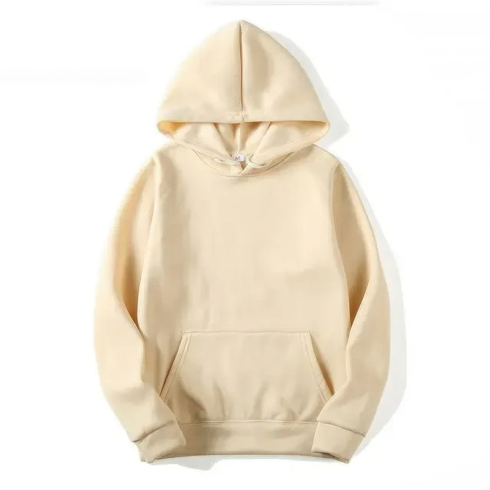 Mel - Comfortable Plain Hoodie
