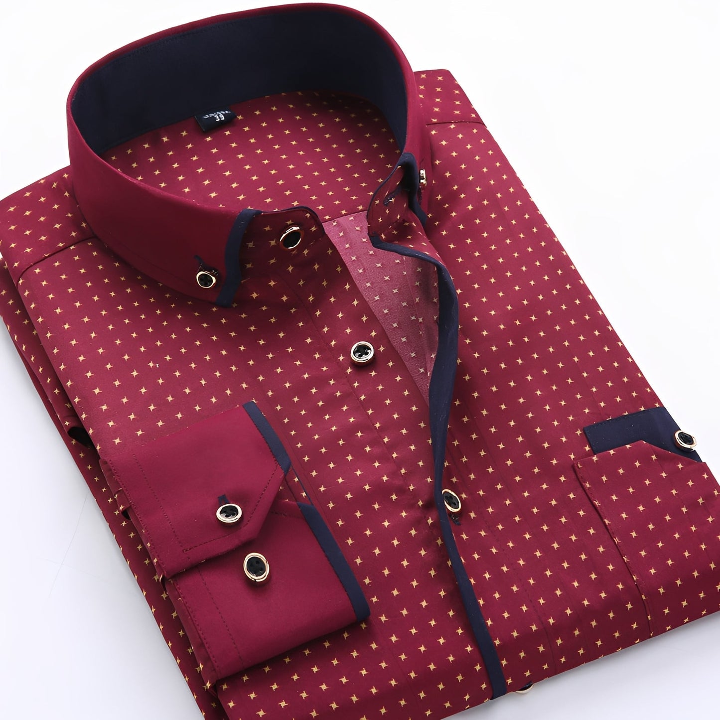 Nolhan - Classic long-sleeve shirt for men