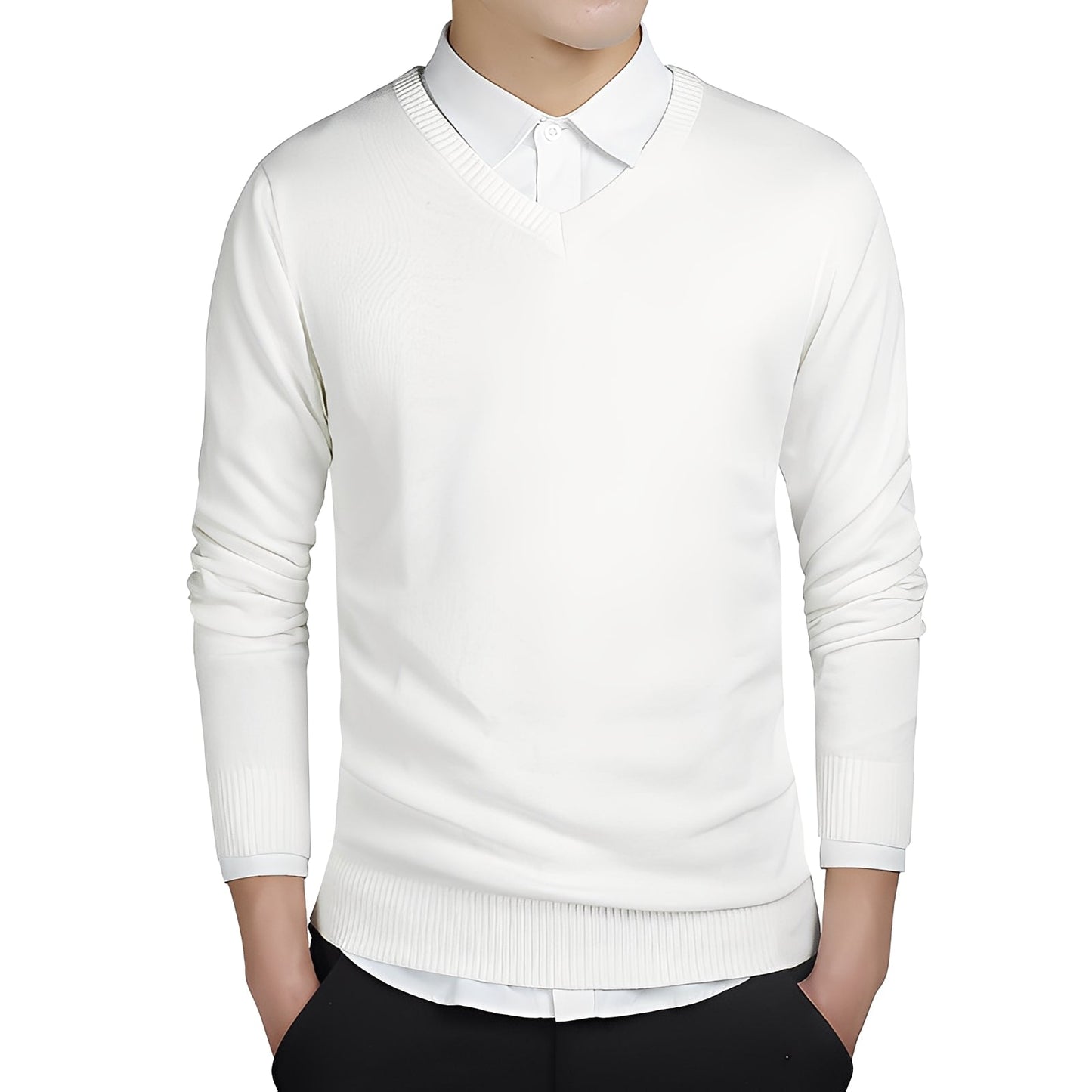Tom - Casual Warm V-neck Sweater