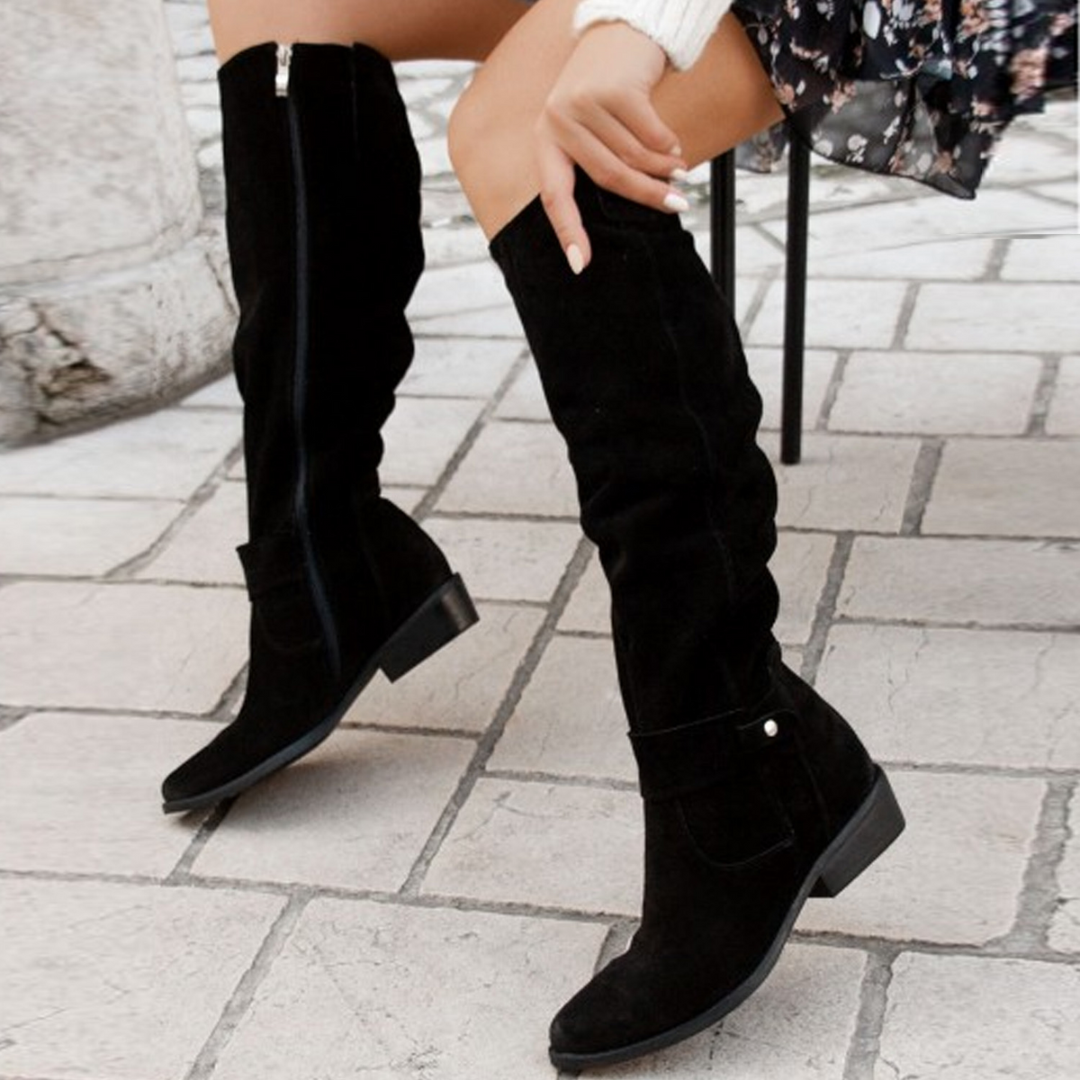 Terina – Casual knee-high boots for women
