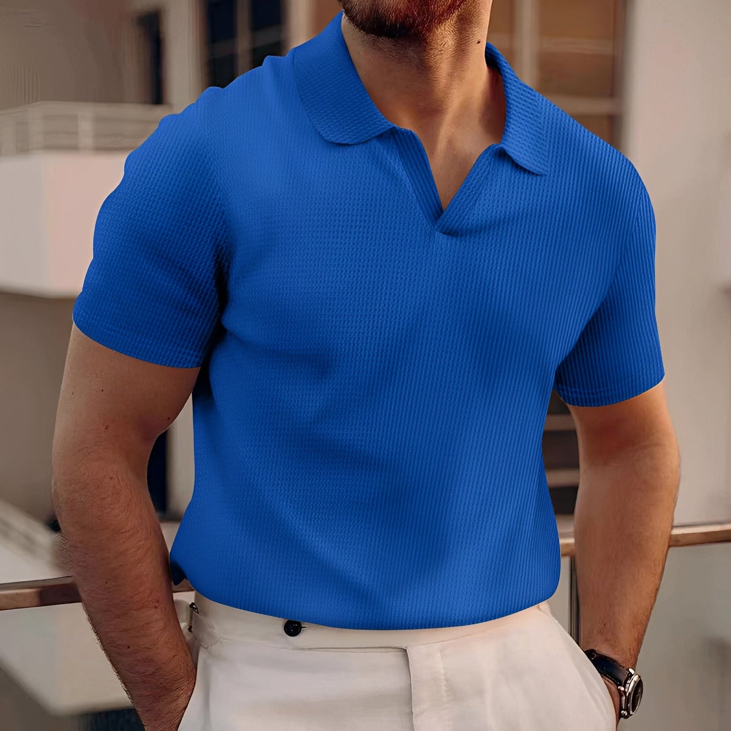 Holden - Simple Short Sleeve Polo Shirt
