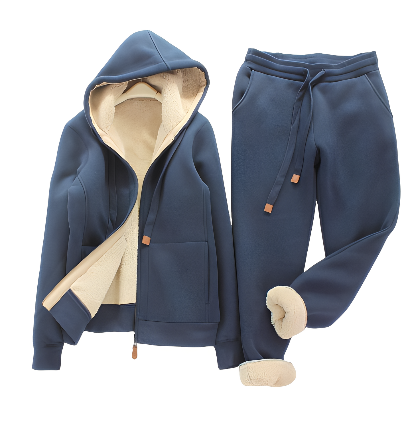 Monica - Comfortable set of hoodie and jogging pants for women