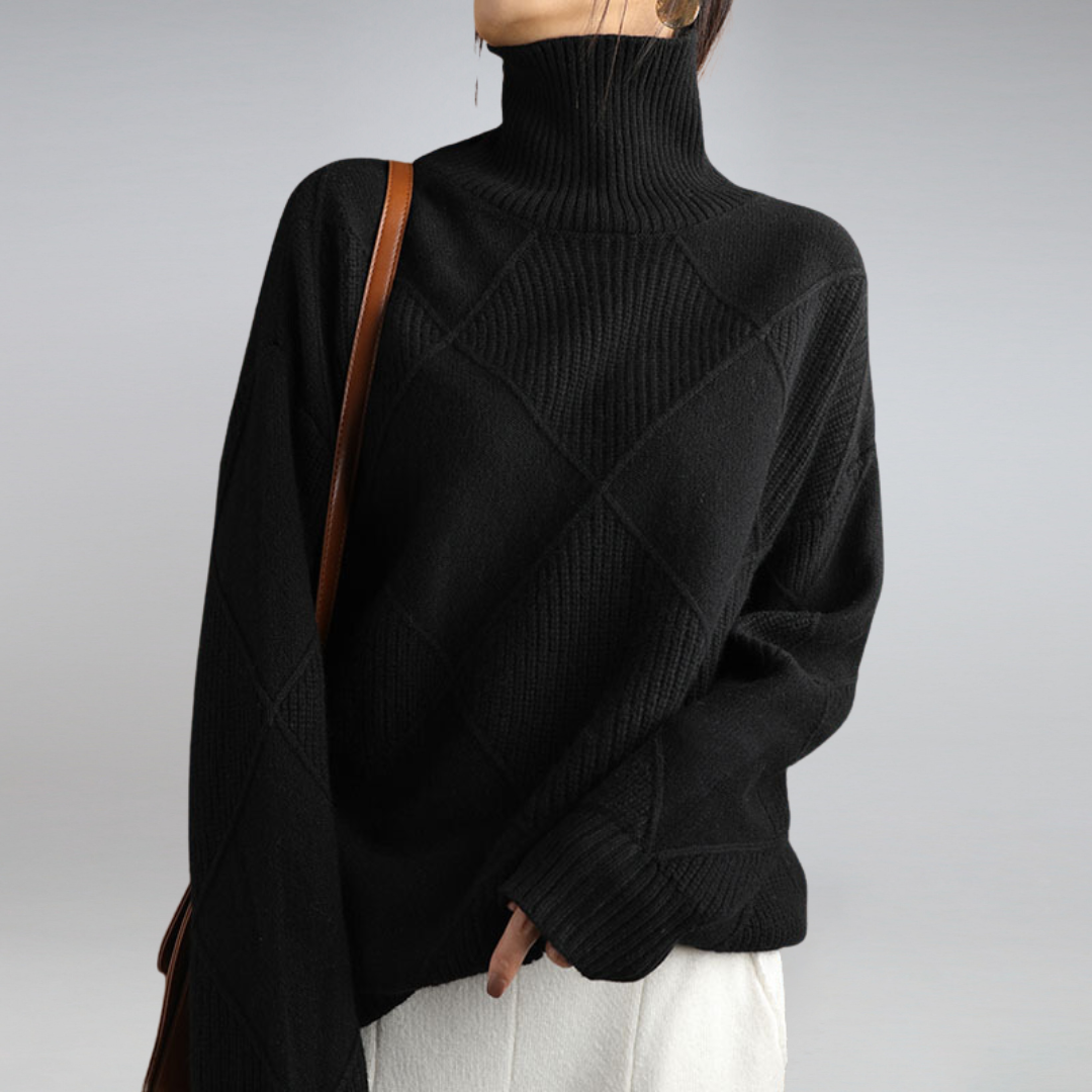 Camille - Fashionable and cozy turtleneck sweater