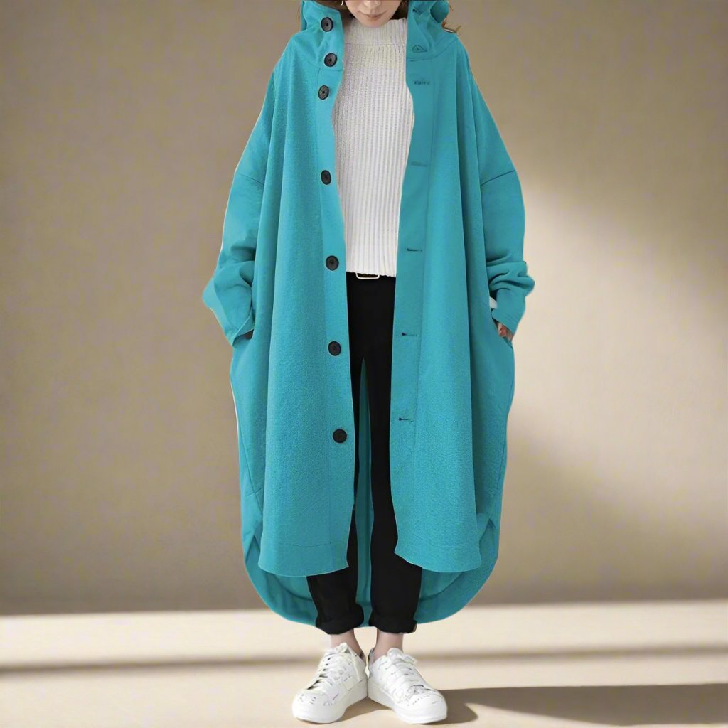 Cailyn - Cozy Long Trench Coat