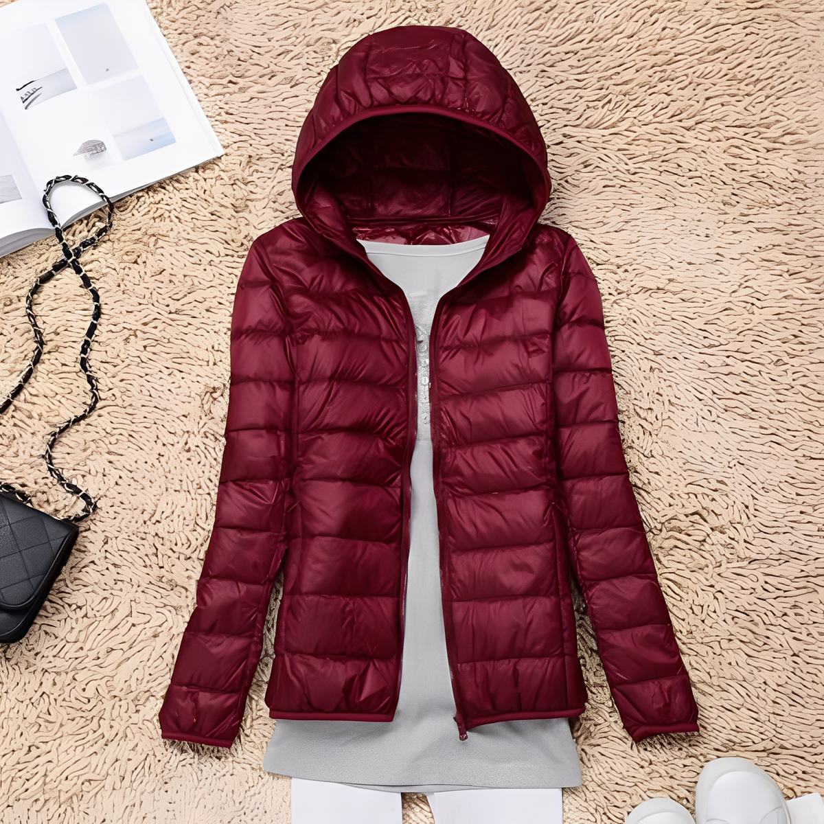 Lyndsay - Comfortable and chic jacket with hood