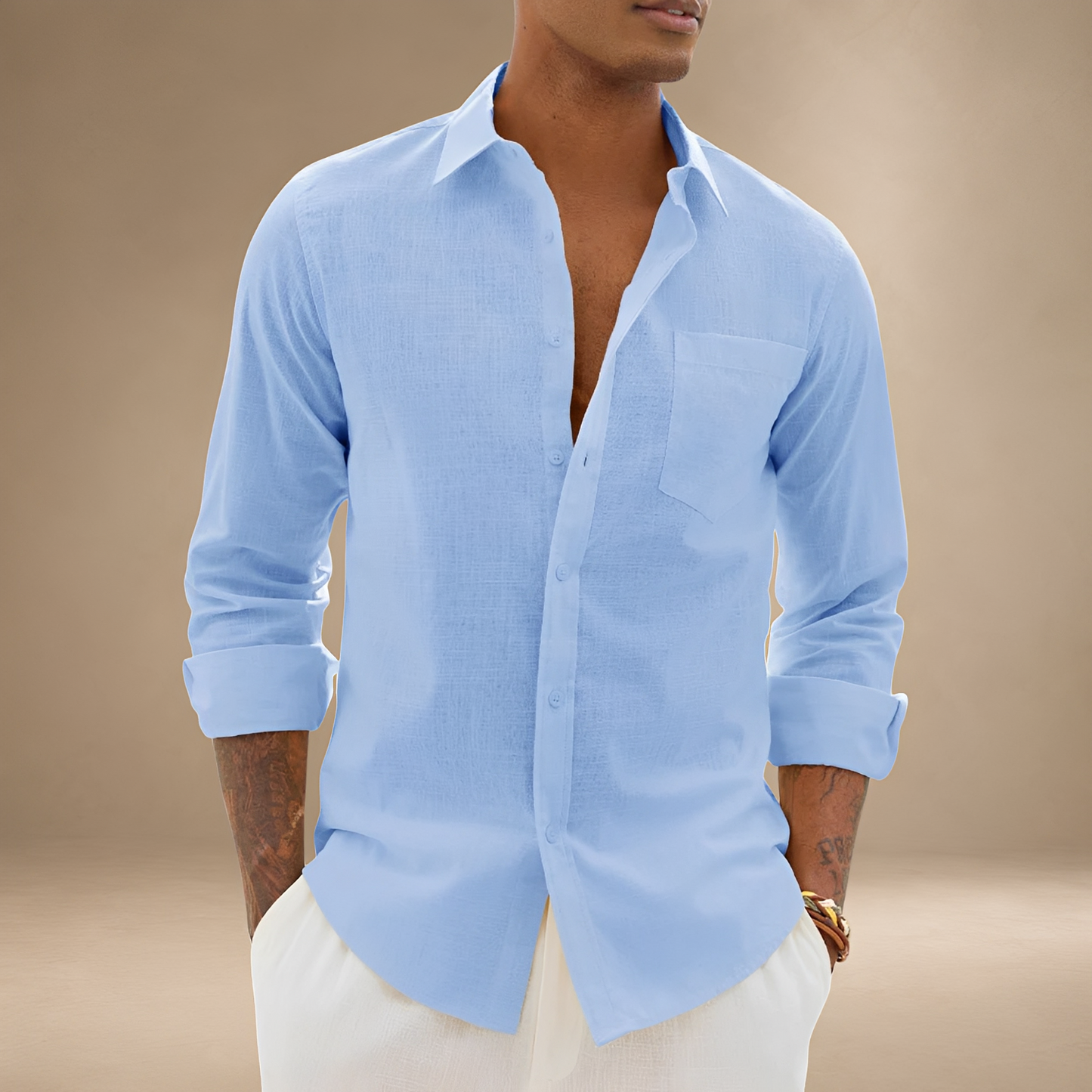 Ajay - Loose Long-Sleeved Shirt