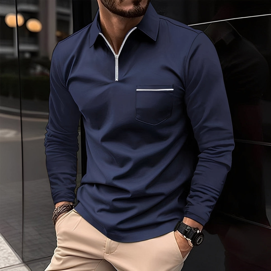 Bernard - Cozy long-sleeve shirt