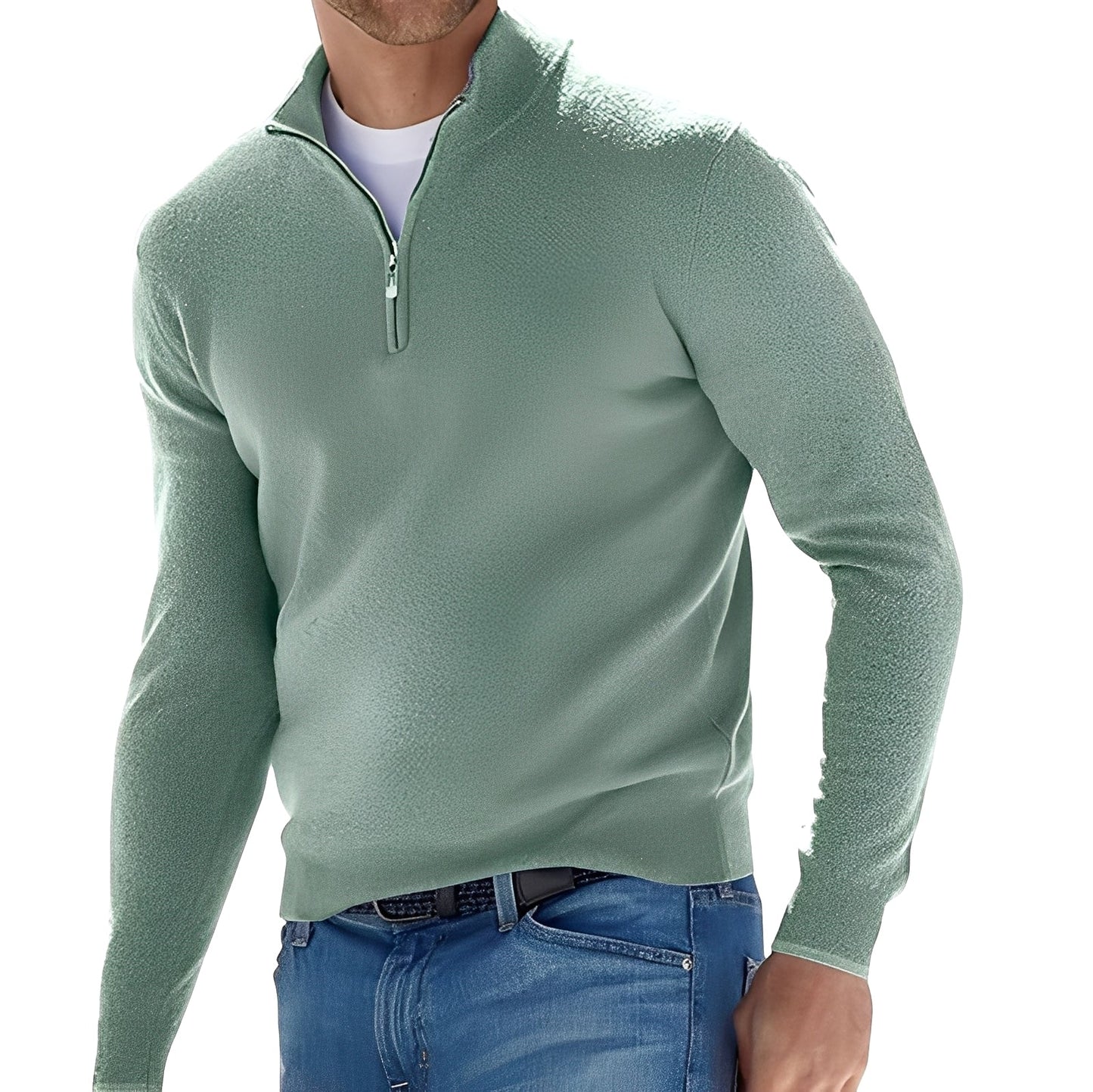 Ralph - Comfortable men's sweater with zipper