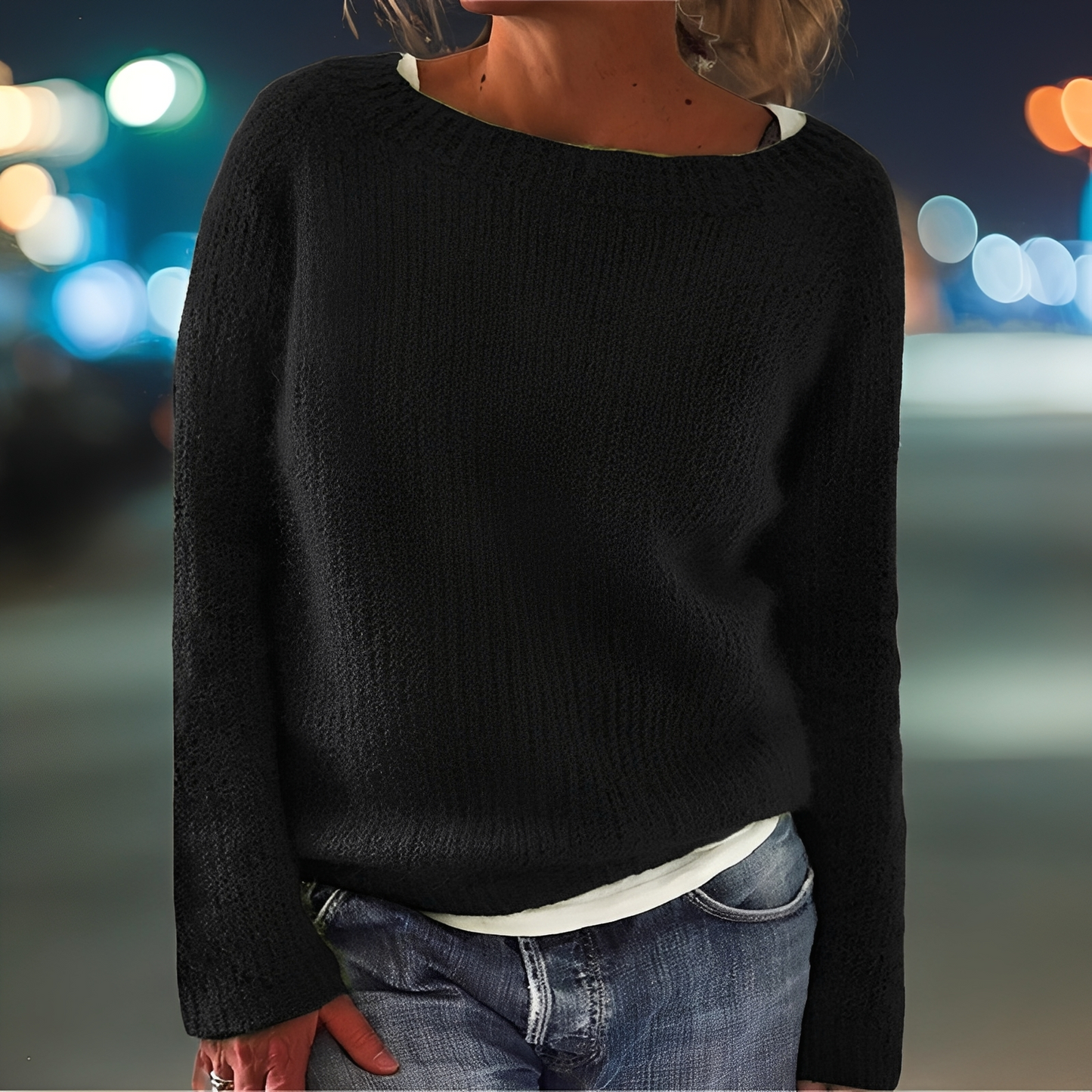 Abeeha - Loose-fitting sweater for women