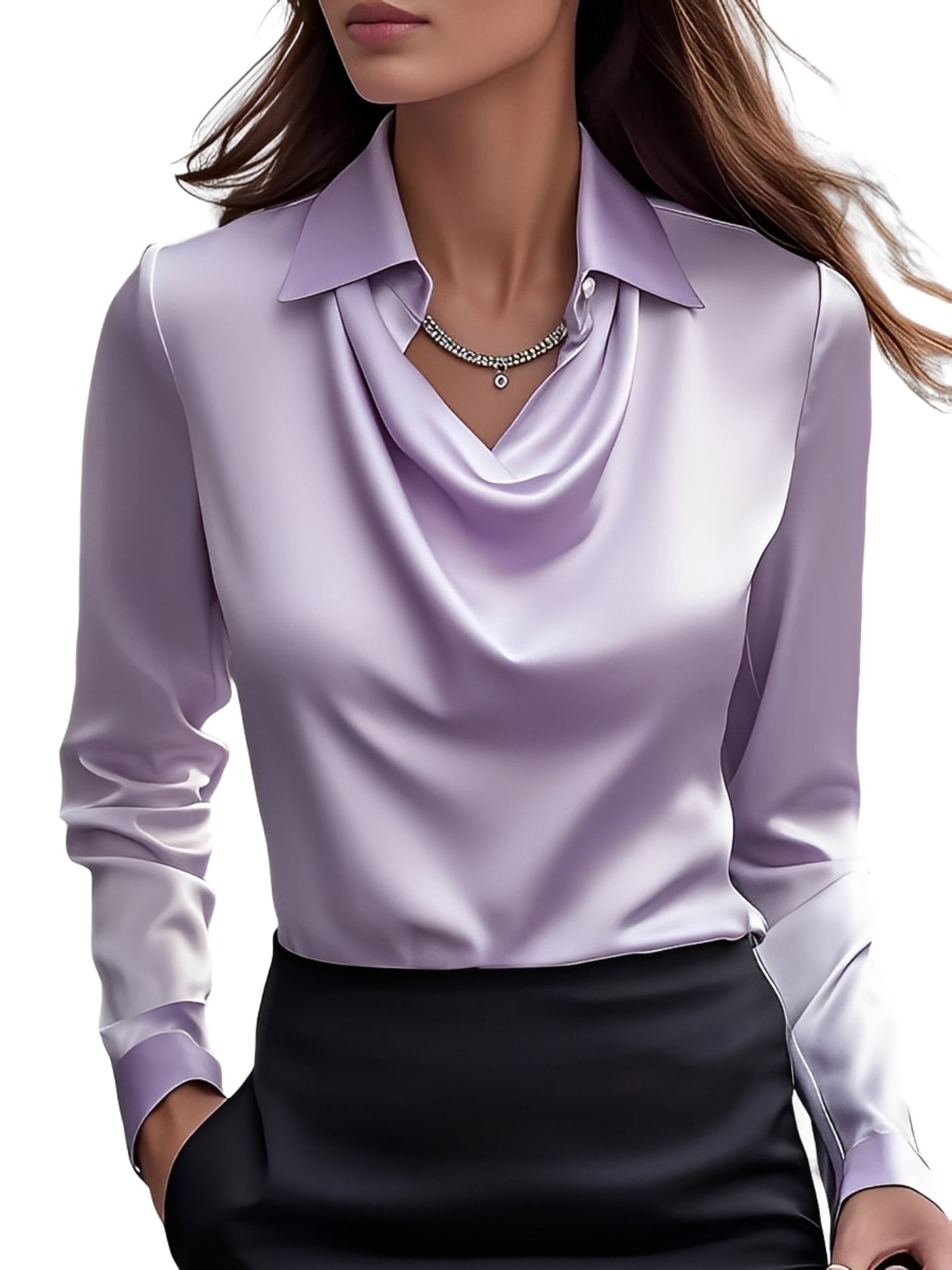 Dionne - Elegant Long Sleeve Blouse For Women