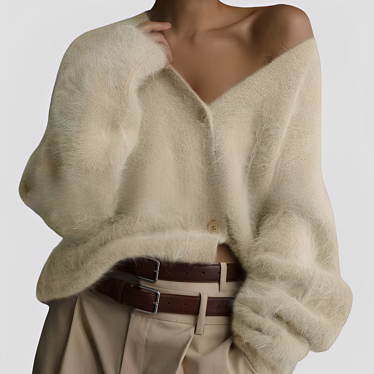 Lavena - Comfortable Oversized Sweater for Women