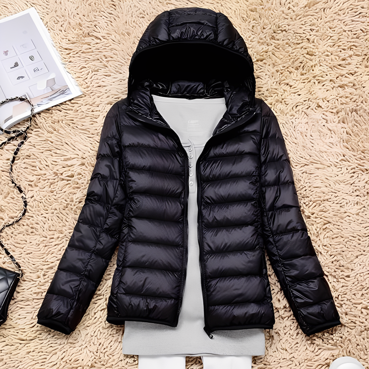 Lyndsay - Comfortable and chic jacket with hood