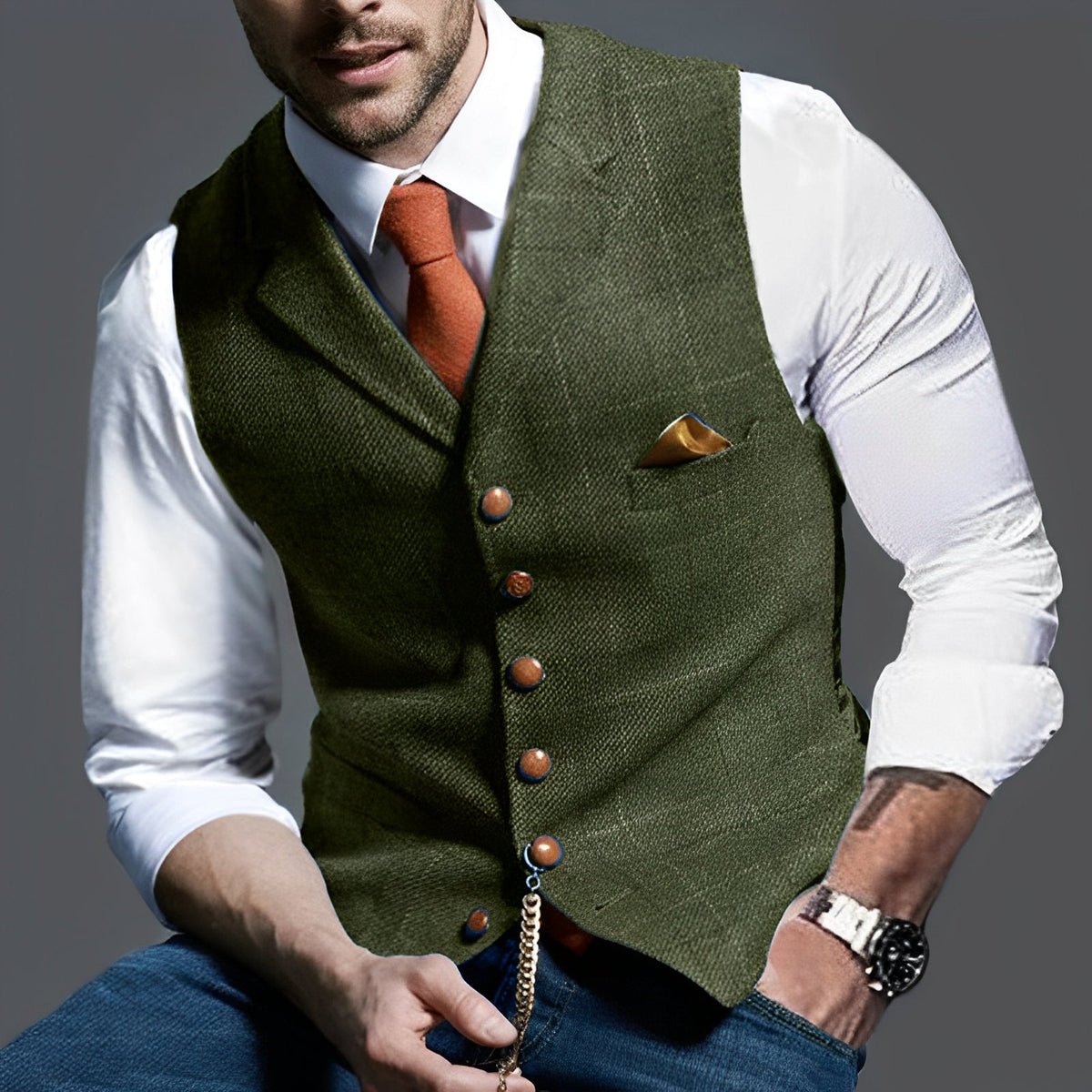 Jasper – Timeless Vest for Men