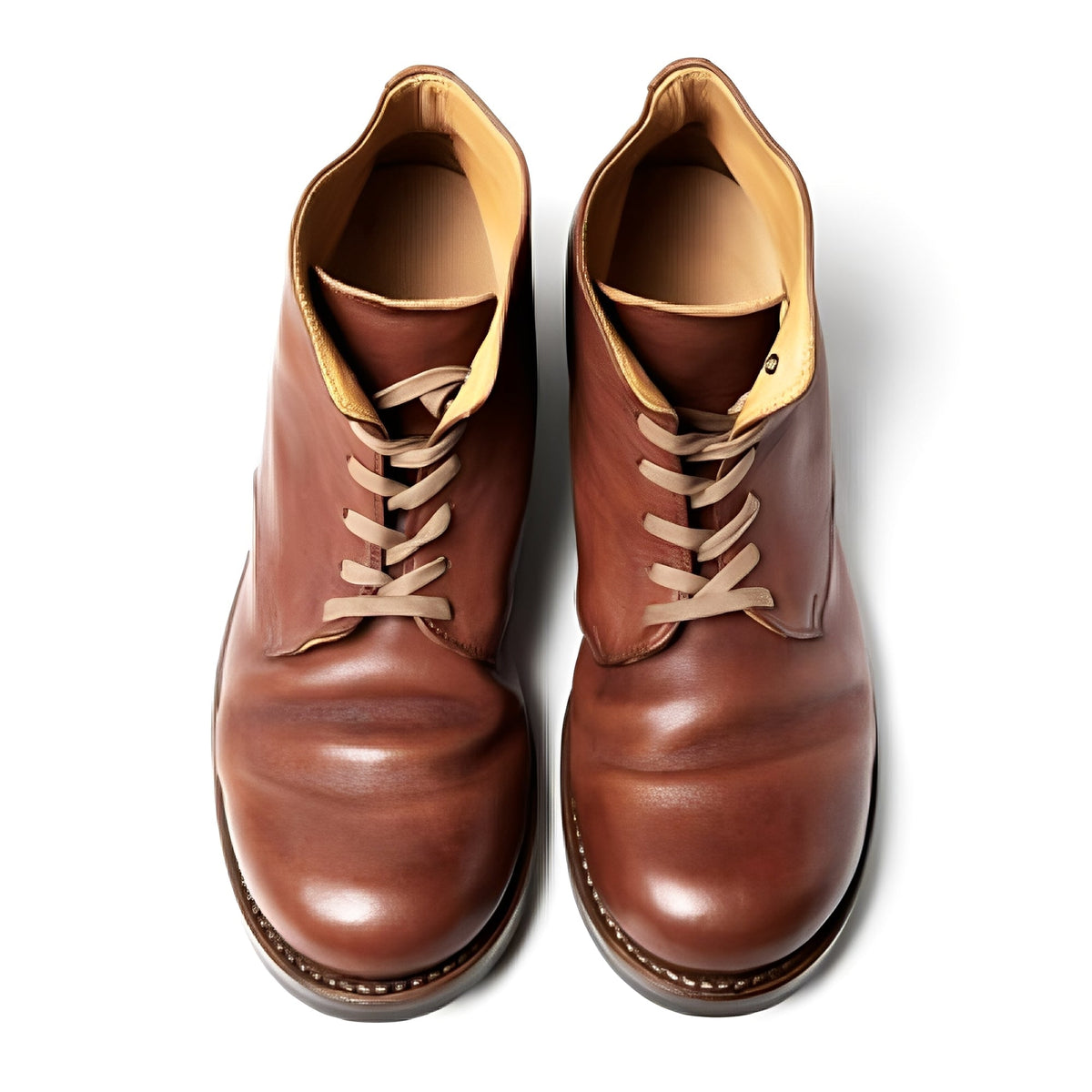 Roscoe - Traditional men's shoes with a rounded shaft