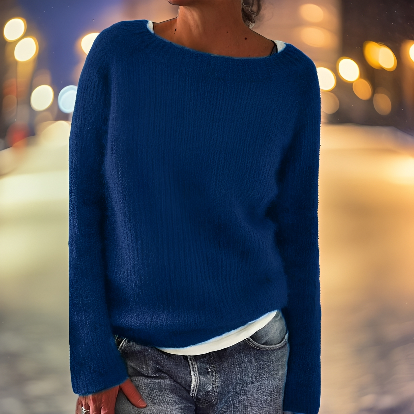 Abeeha - Loose-fitting sweater for women