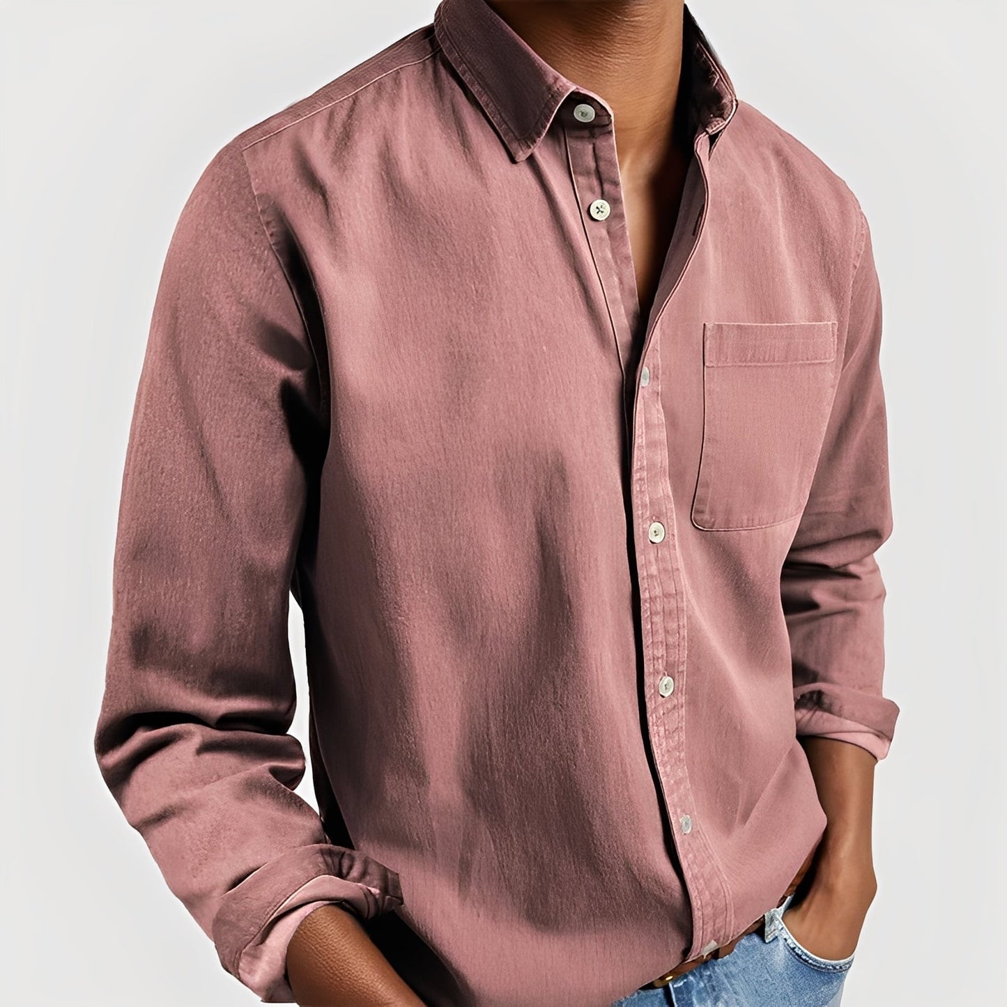 Gauvain - Casual long-sleeve shirt for men