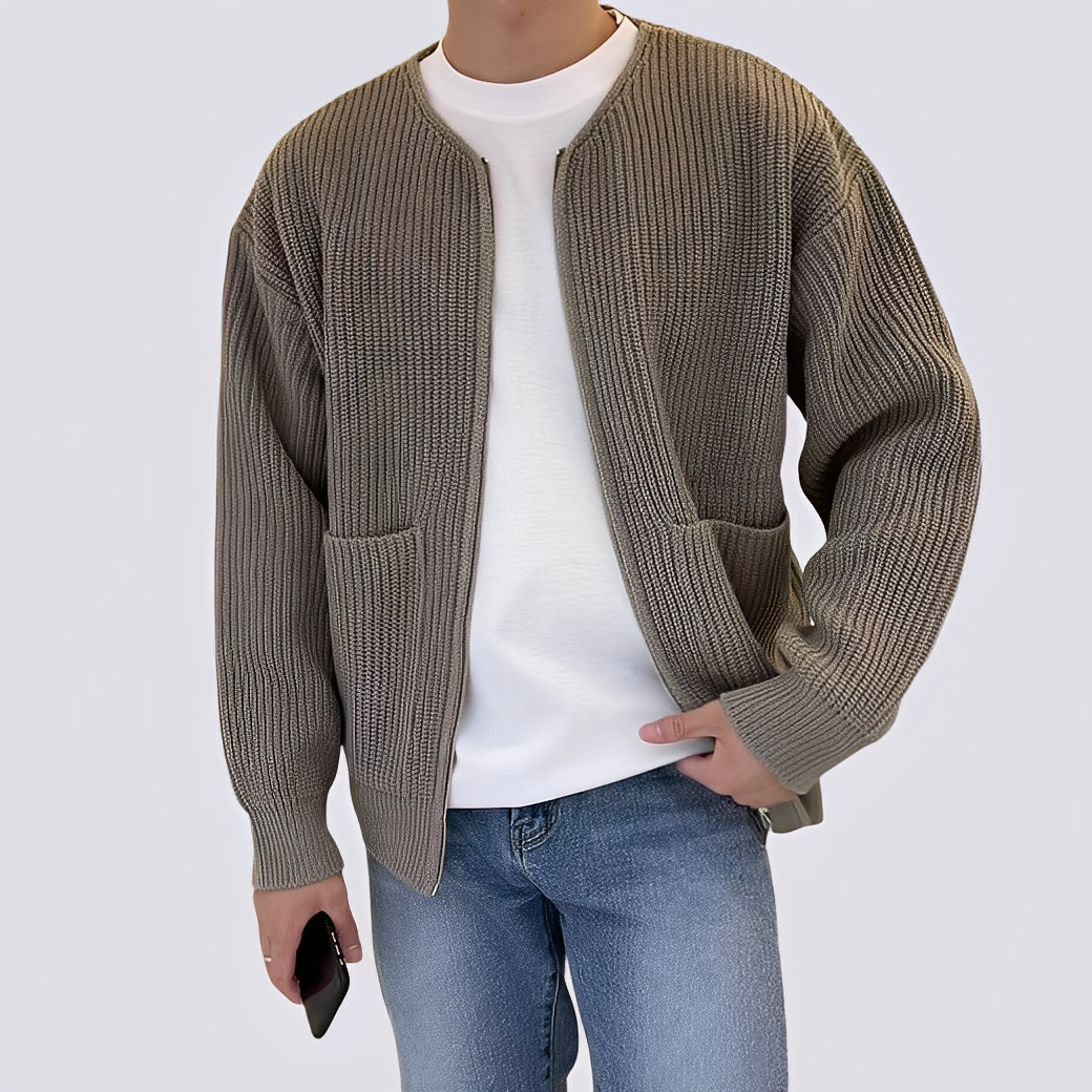 Willy - Cozy jacket with zipper