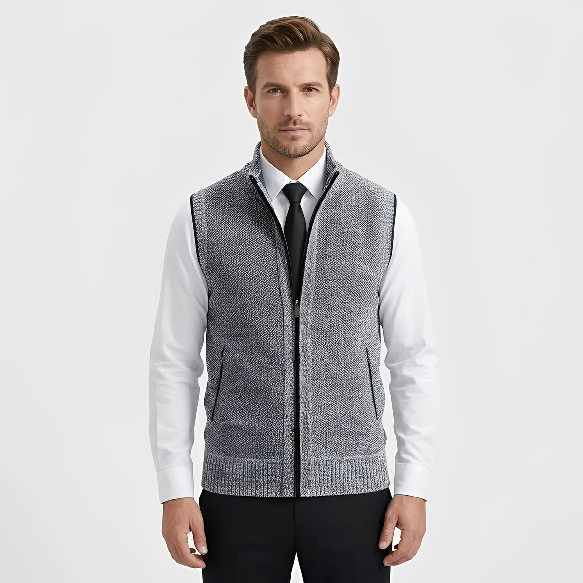 Damion - Cozy jacket with zipper