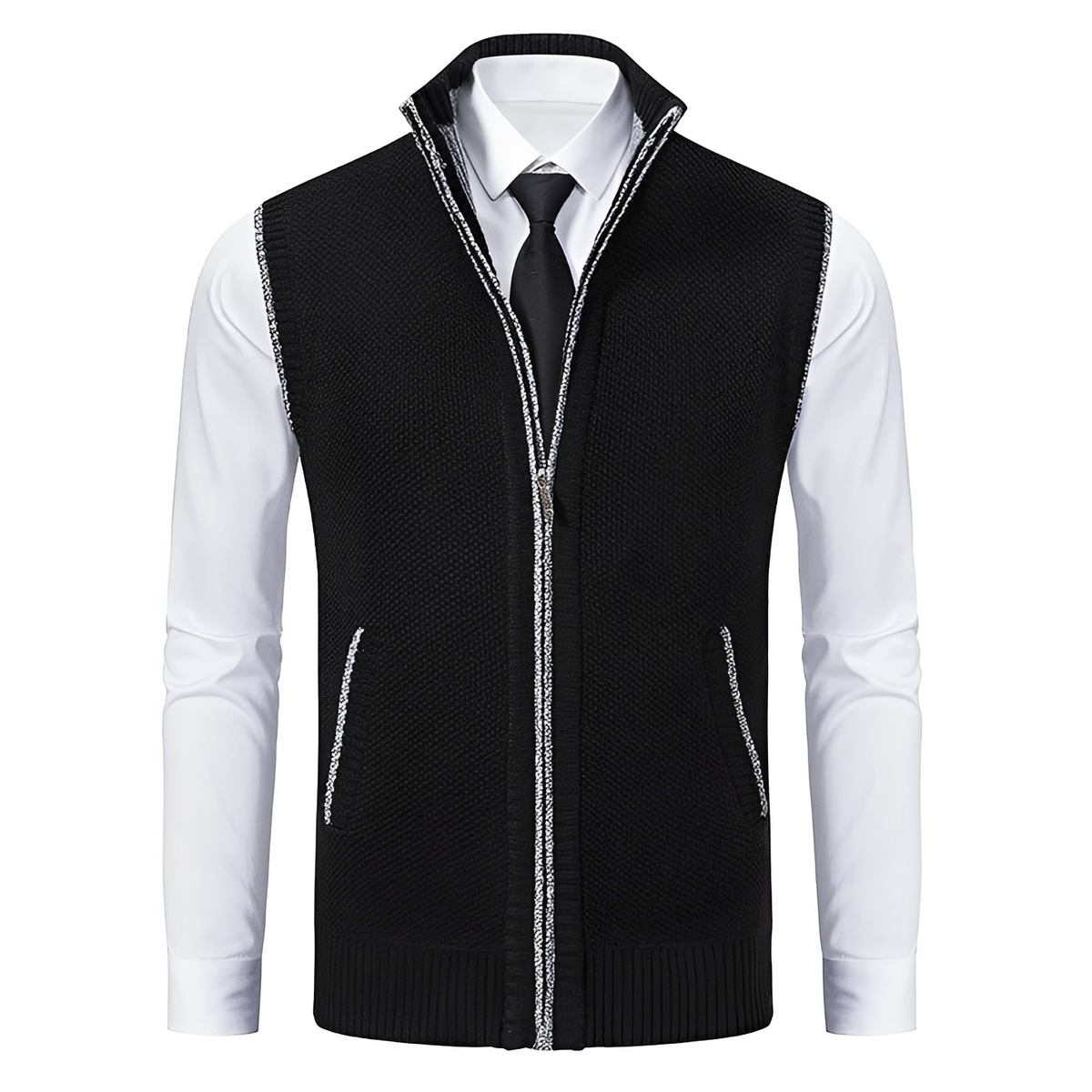 Damion - Cozy jacket with zipper