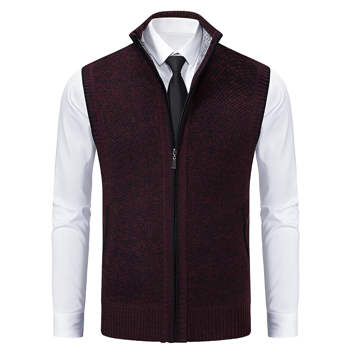 Damion - Cozy jacket with zipper