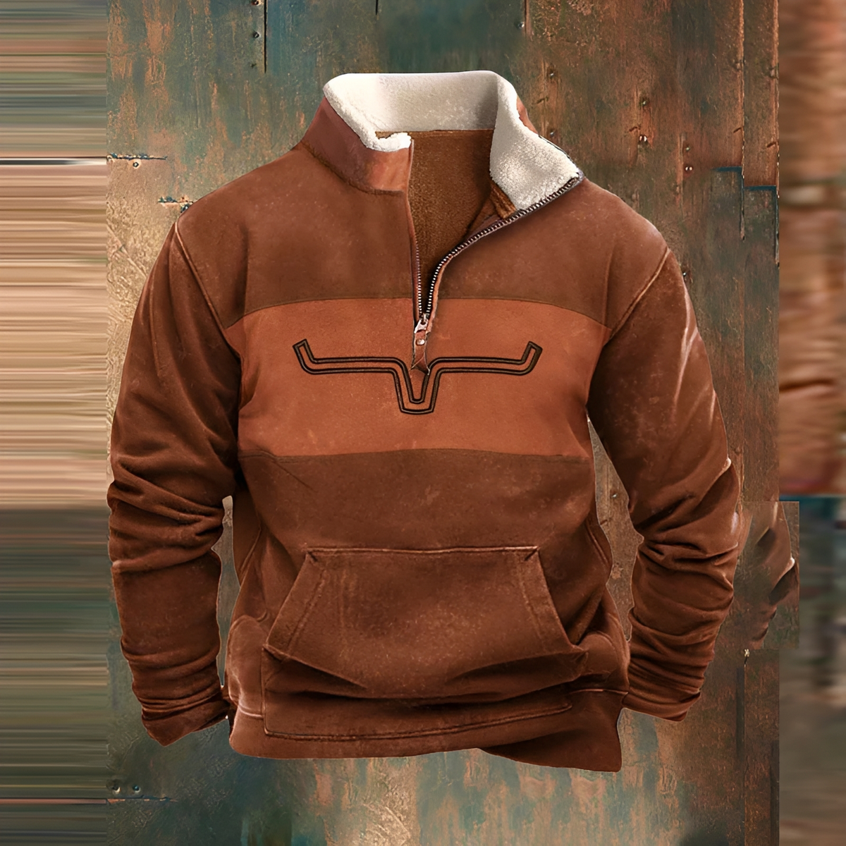 Celio - Stylish jacket with half zipper