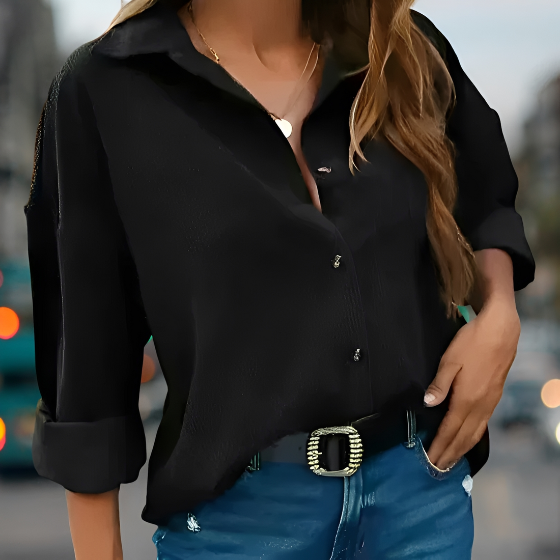 Wendela - Stylish blouse with a relaxed fit