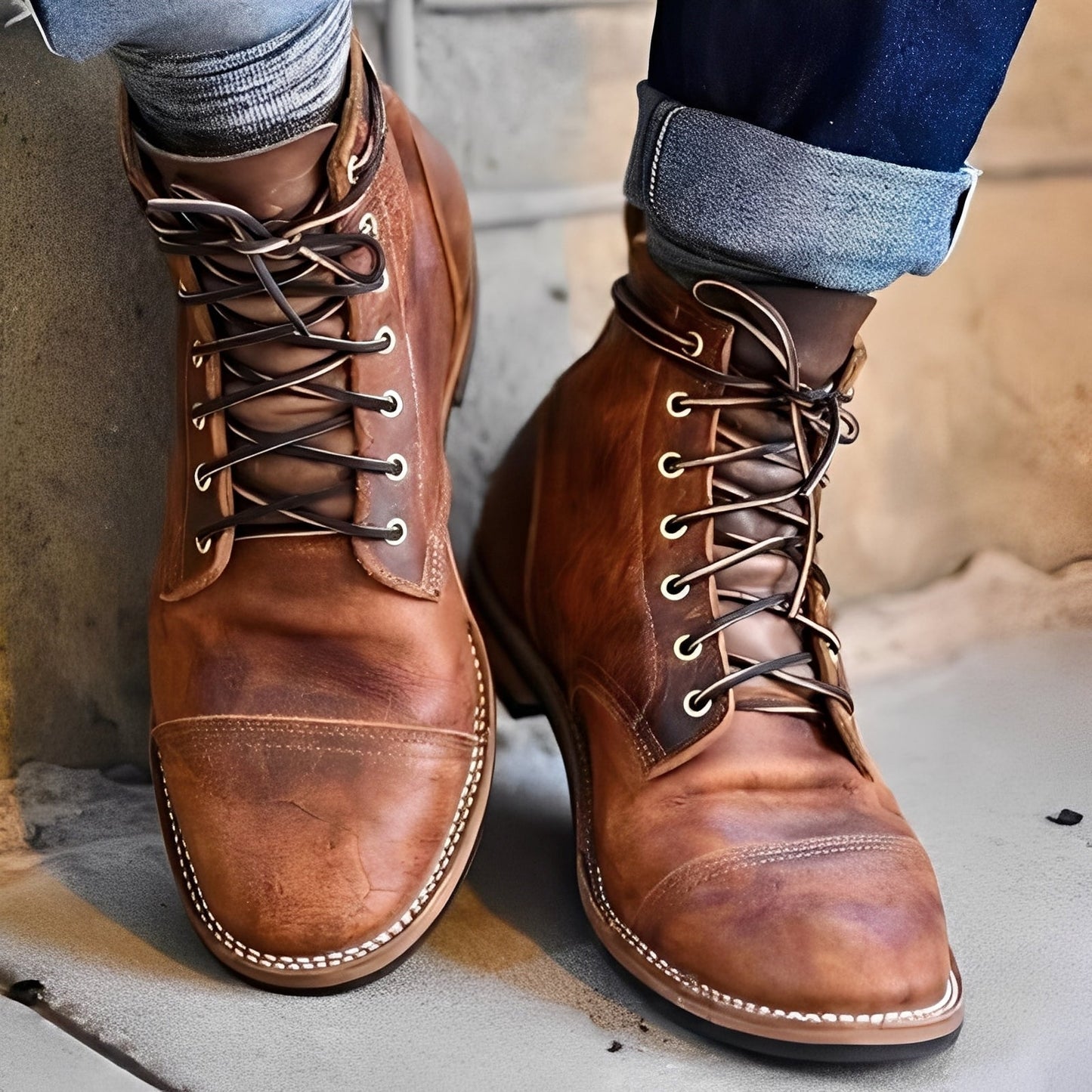 Garrick - Casual Lace-Up Boots