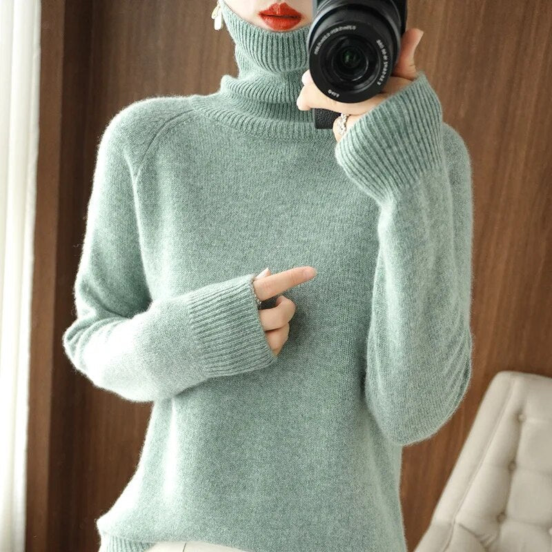 Jessel - Cozy Turtleneck Sweater for Women