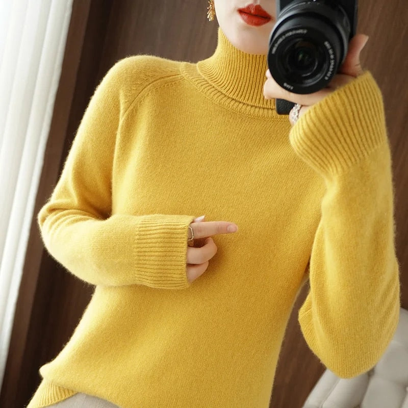 Jessel - Cozy Turtleneck Sweater for Women