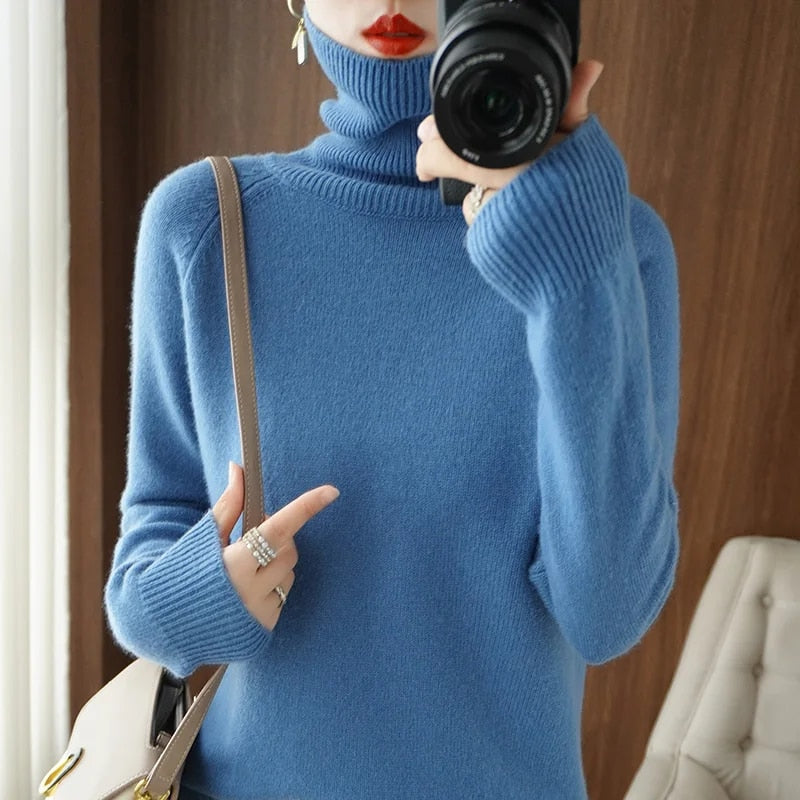 Jessel - Cozy Turtleneck Sweater for Women