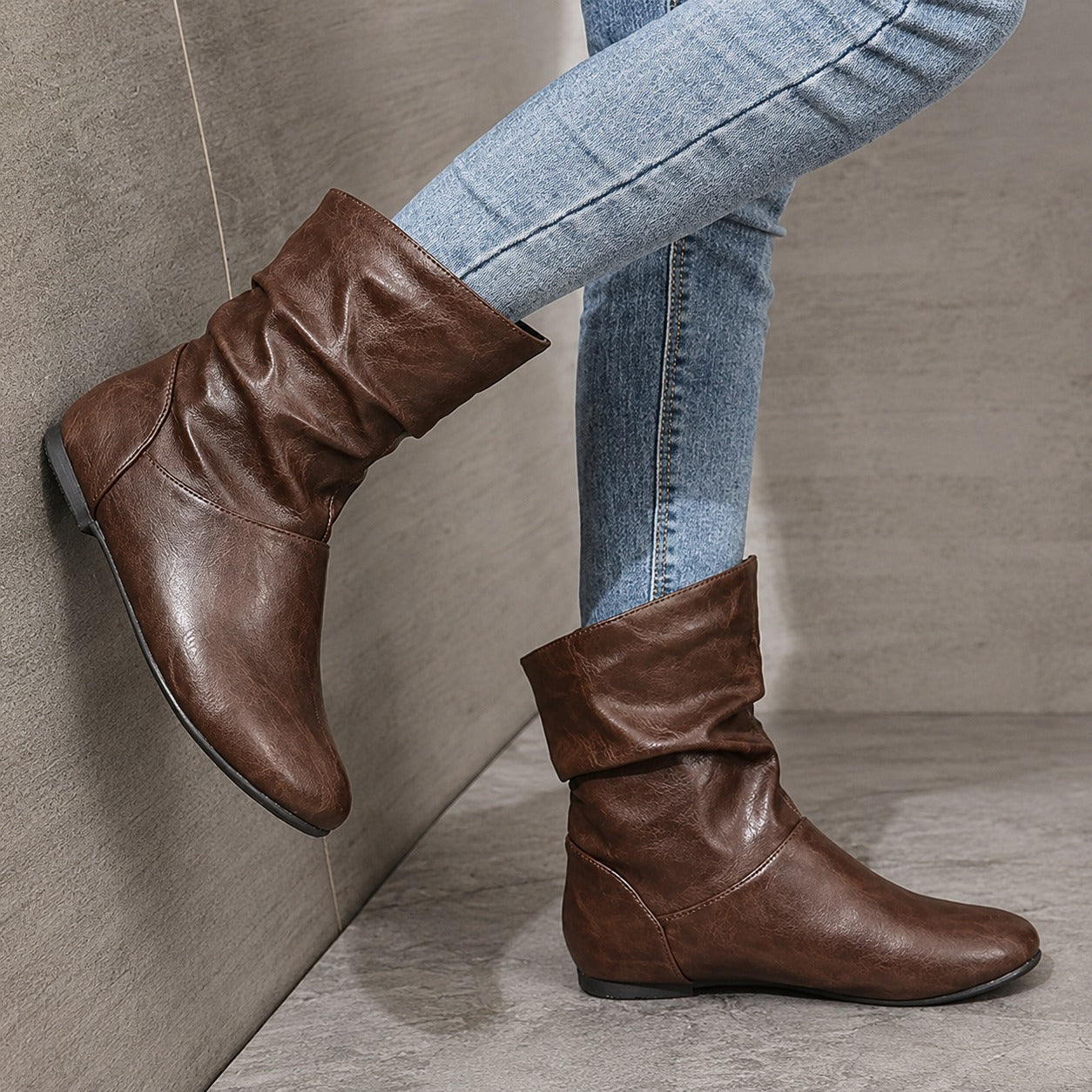 Hanna - Classic Flat Boots
