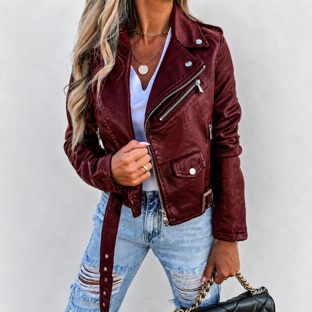Alivia - Retro Stylish Zip-Up Jacket