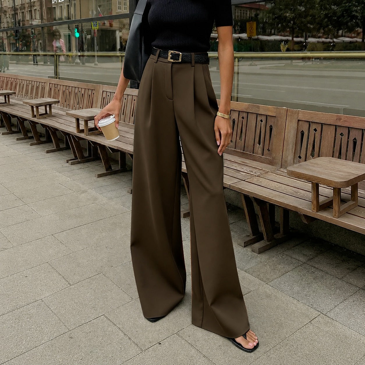 Marlene - Formal Wide-Leg Trousers