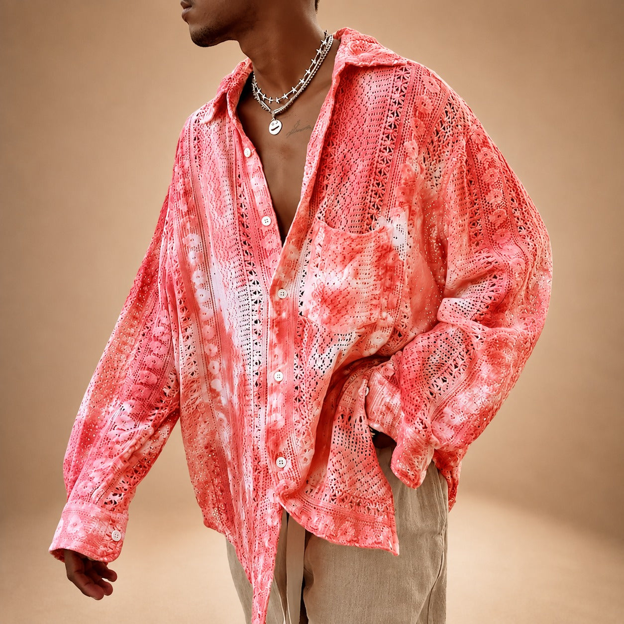 Jovan - Easygoing Hollow Shirt