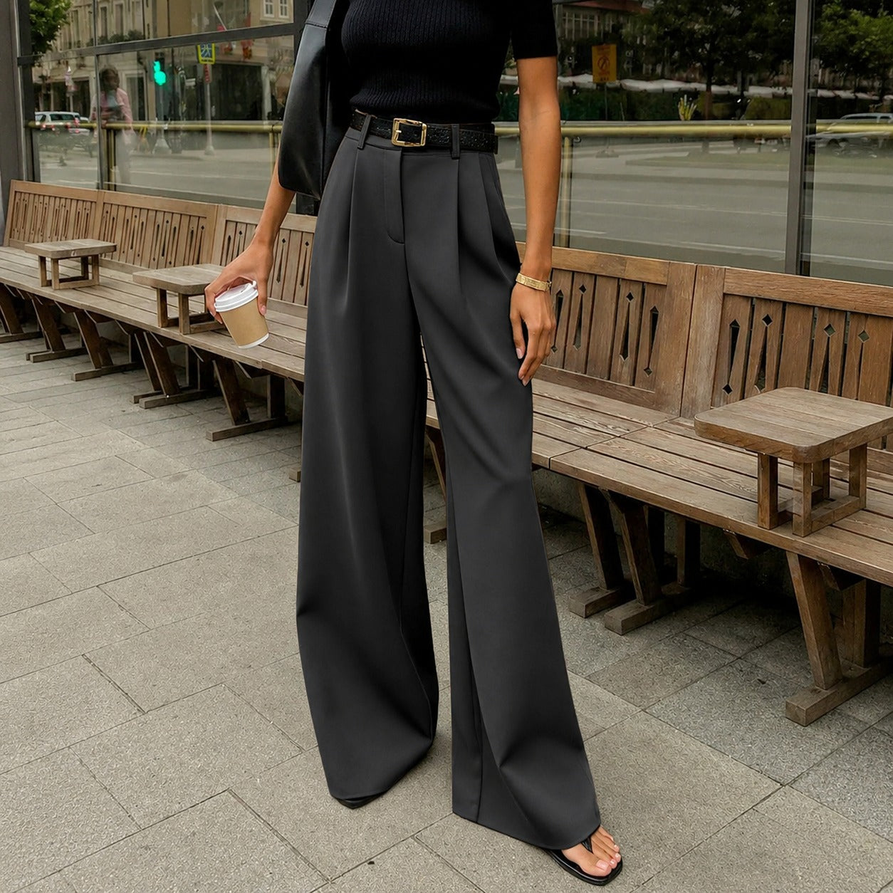 Marlene - Formal Wide-Leg Trousers