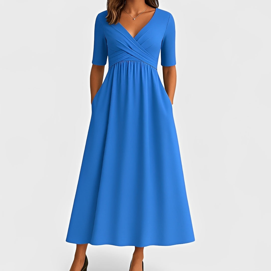 Piper - Short Sleeve Midi Dress