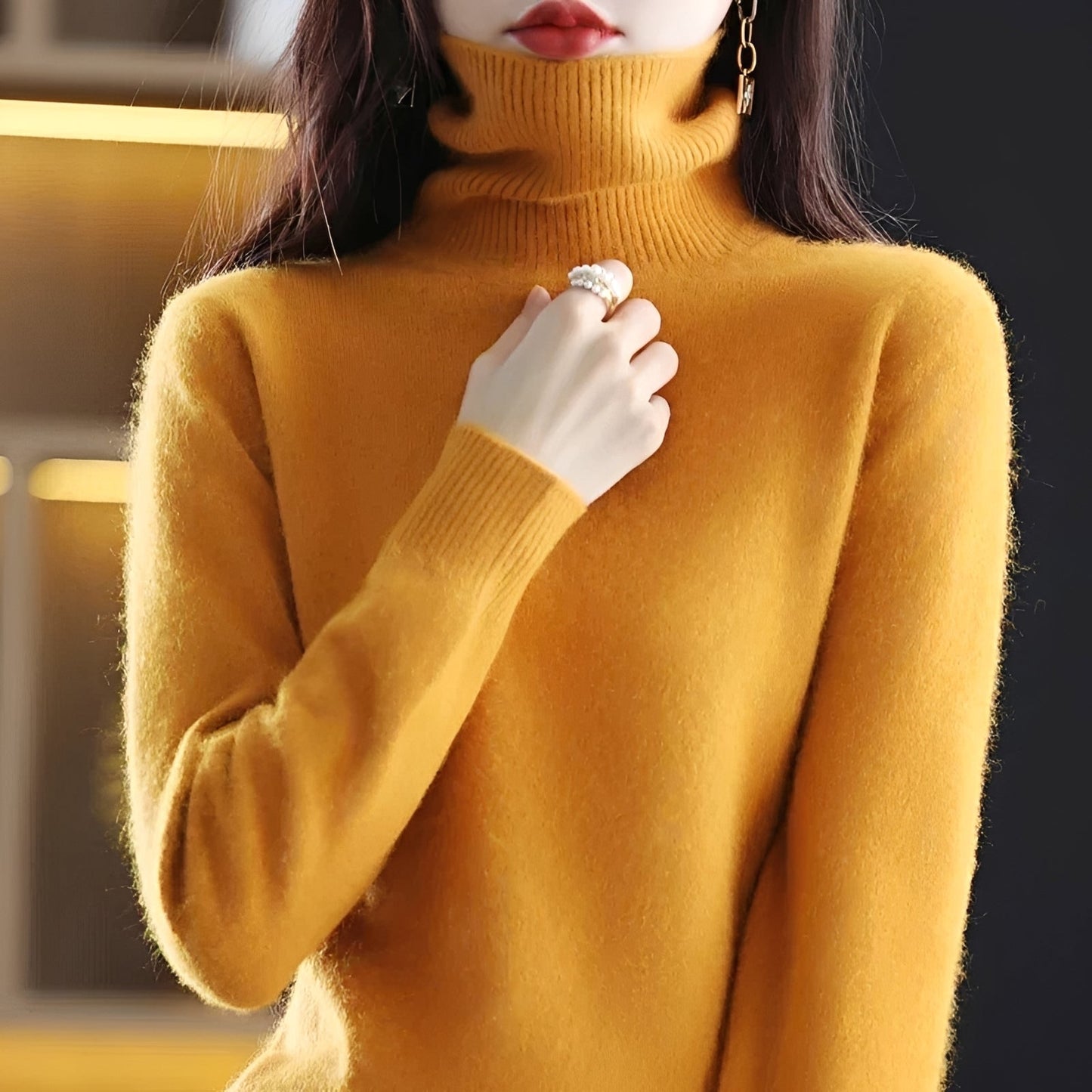Letizia - Elegant turtleneck sweater