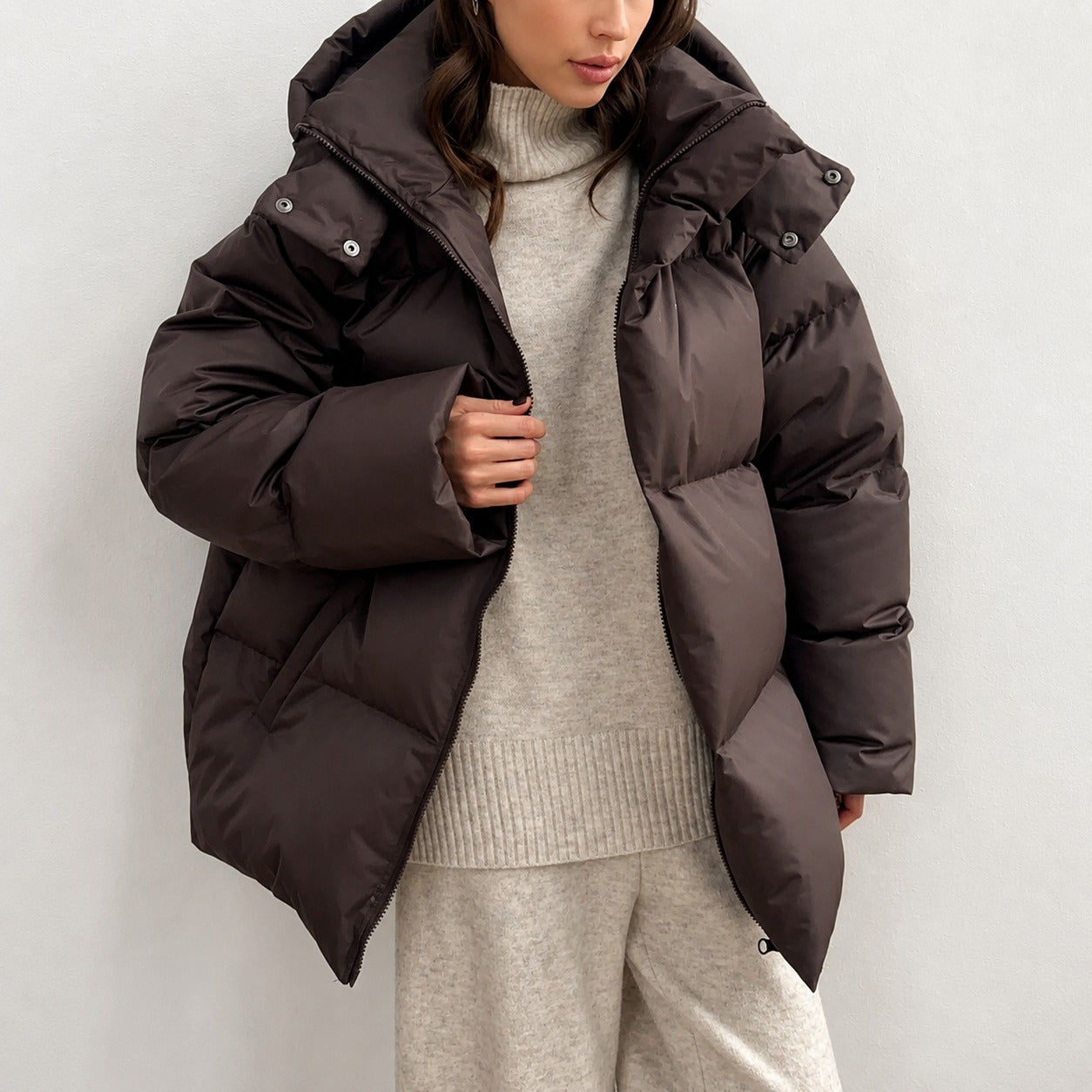 Natalia - Thick Down Jacket with Hood