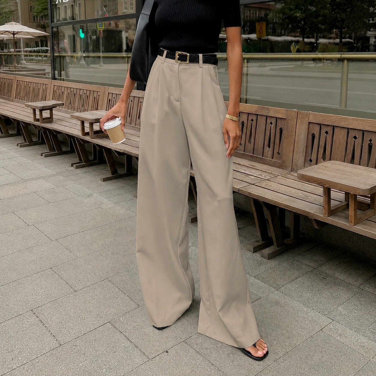 Marlene - Formal Wide-Leg Trousers
