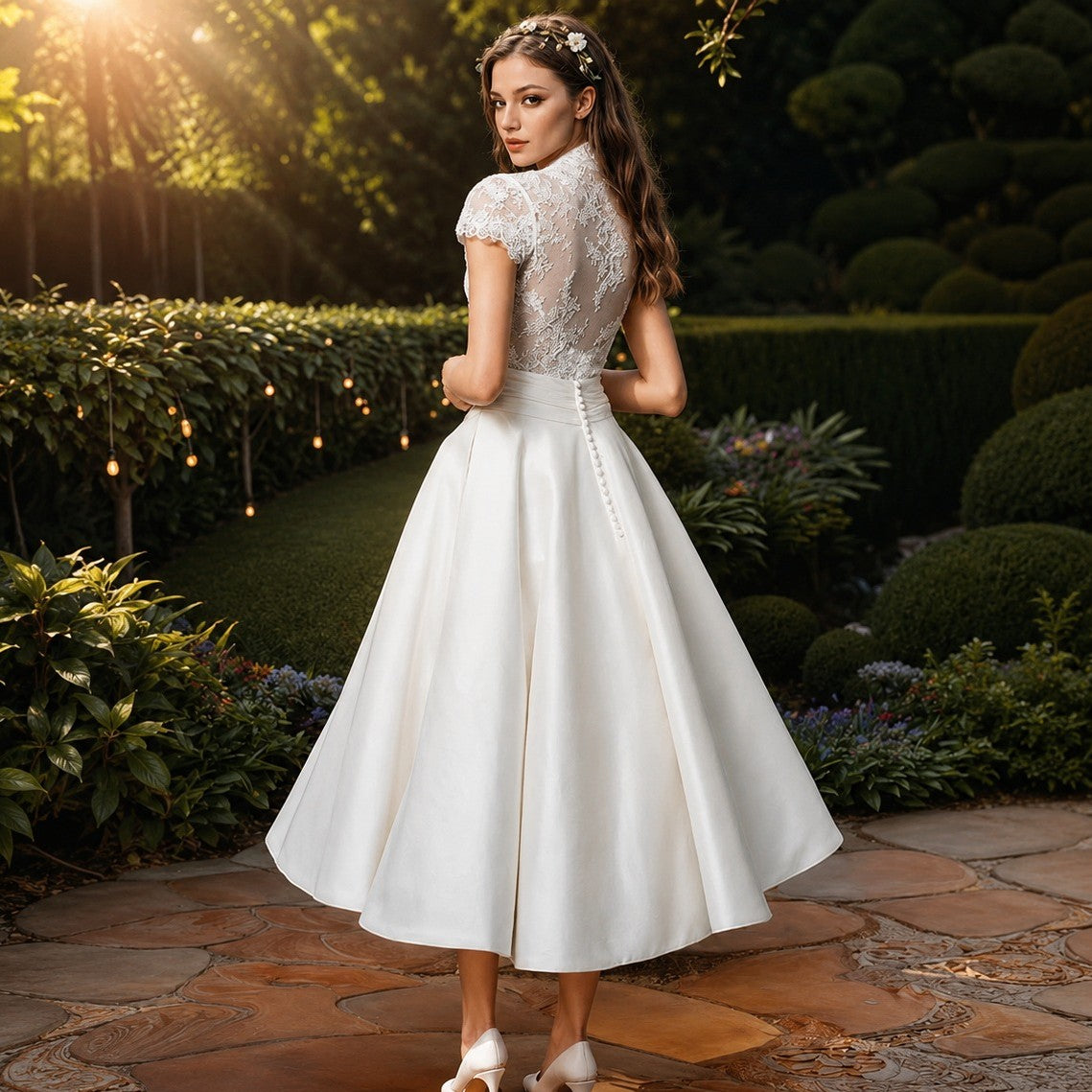 Kieran - Classic A-Line Midi Dress
