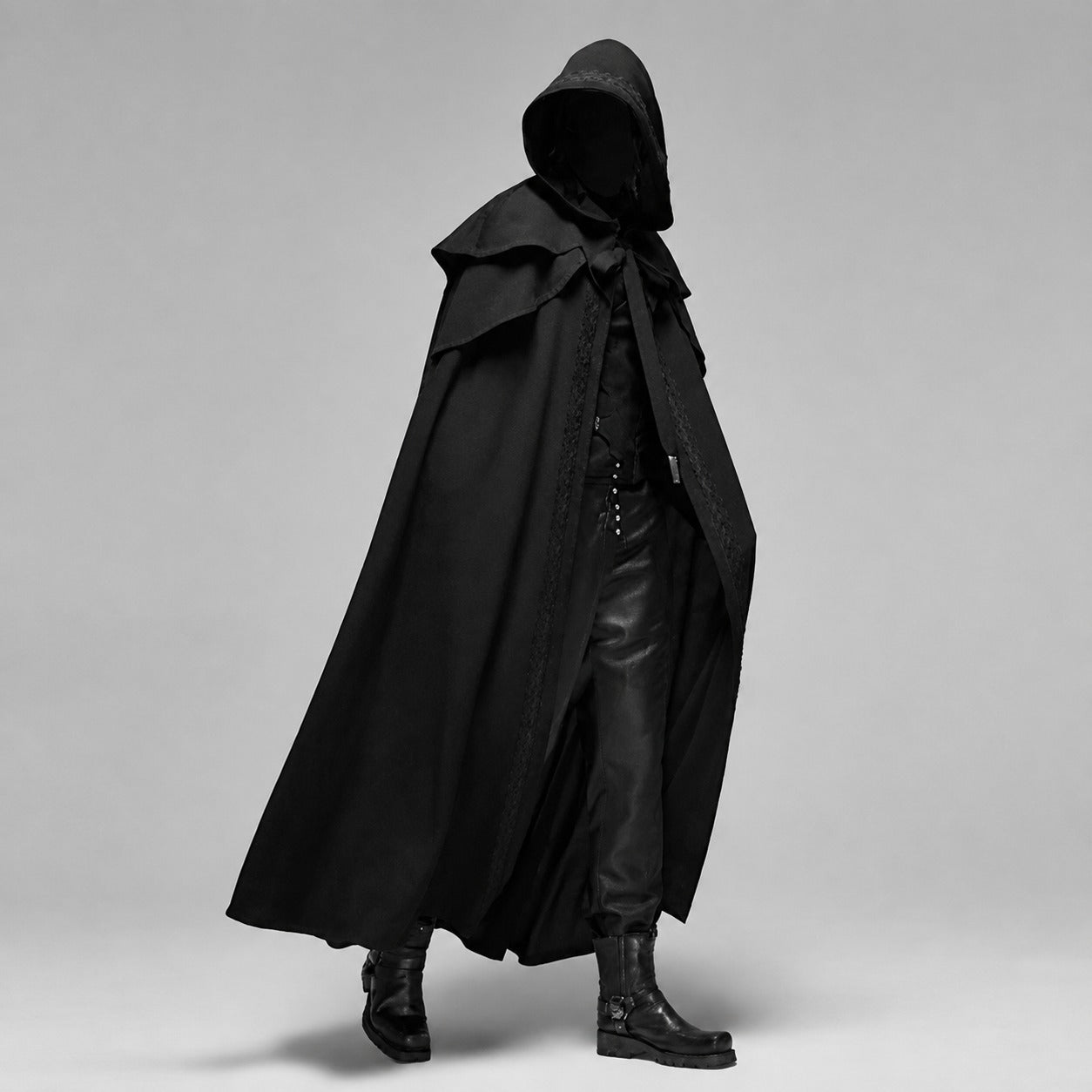 Lucien - Stylish hooded cape in gothic style