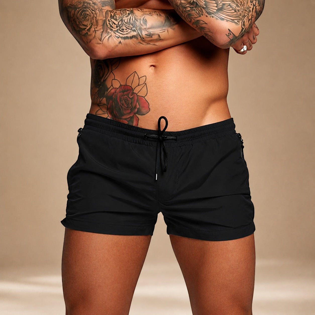 Galvan - Slim Fit Casual Shorts