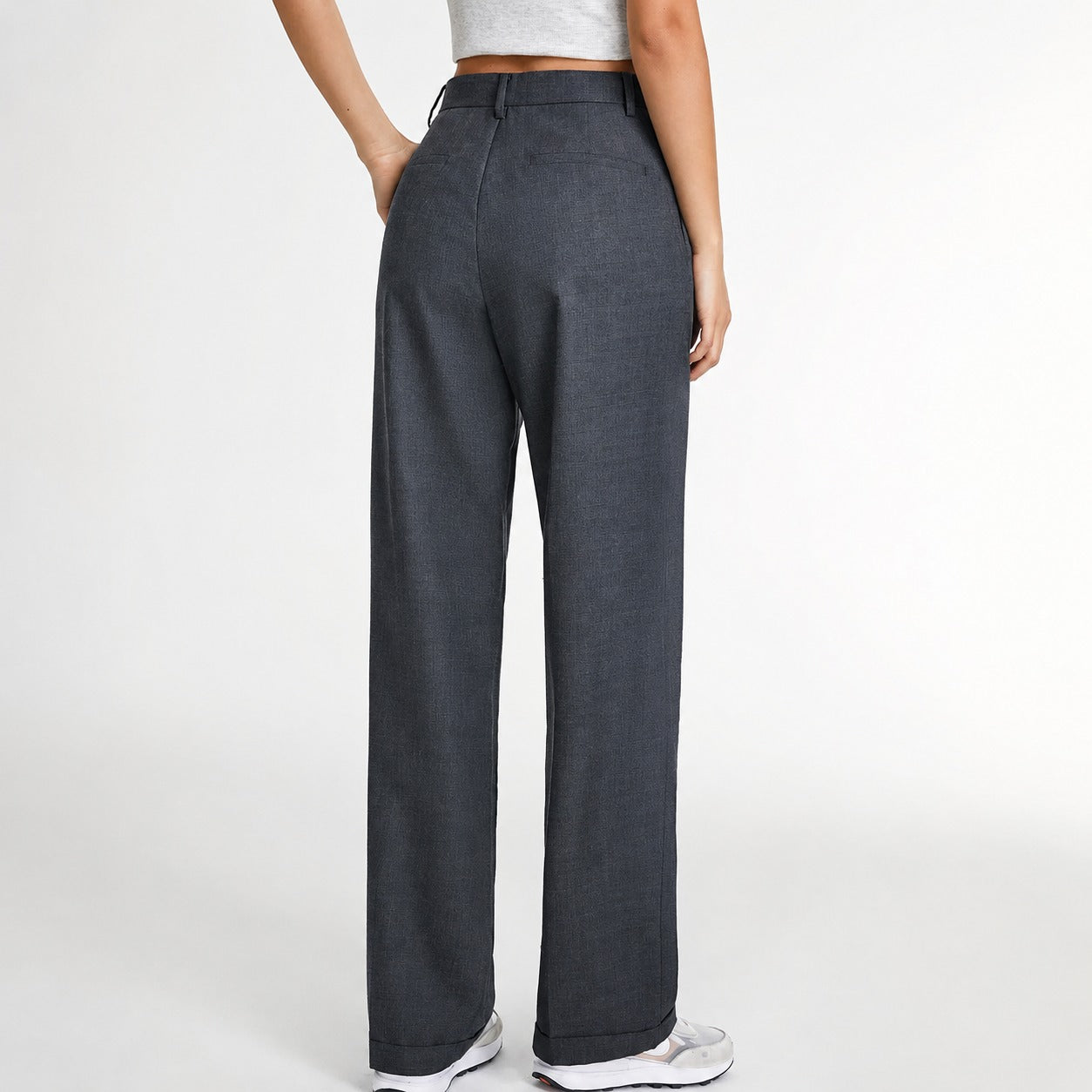 Amira - Formal Straight Suit Trousers